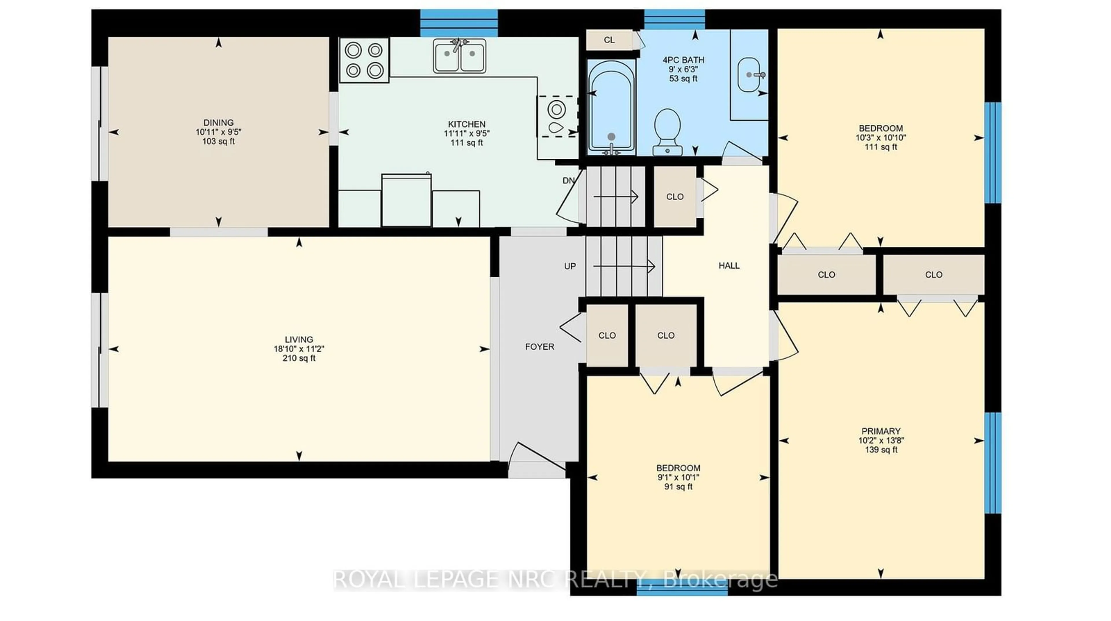 Floor plan for 18 Lamont Dr, Welland Ontario L3C 2P7