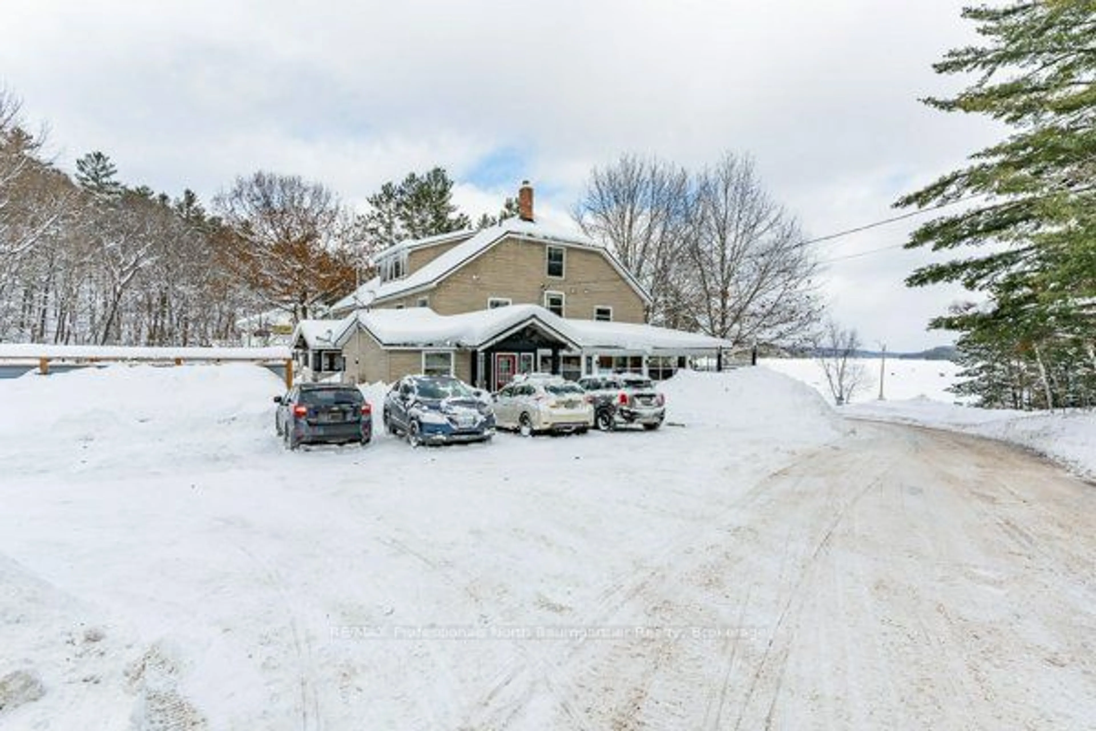 A pic from outside/outdoor area/front of a property/back of a property/a pic from drone, street for 2029 Little Hawk Lake Rd #Unit 2, Algonquin Highlands Ontario K0M 1S0