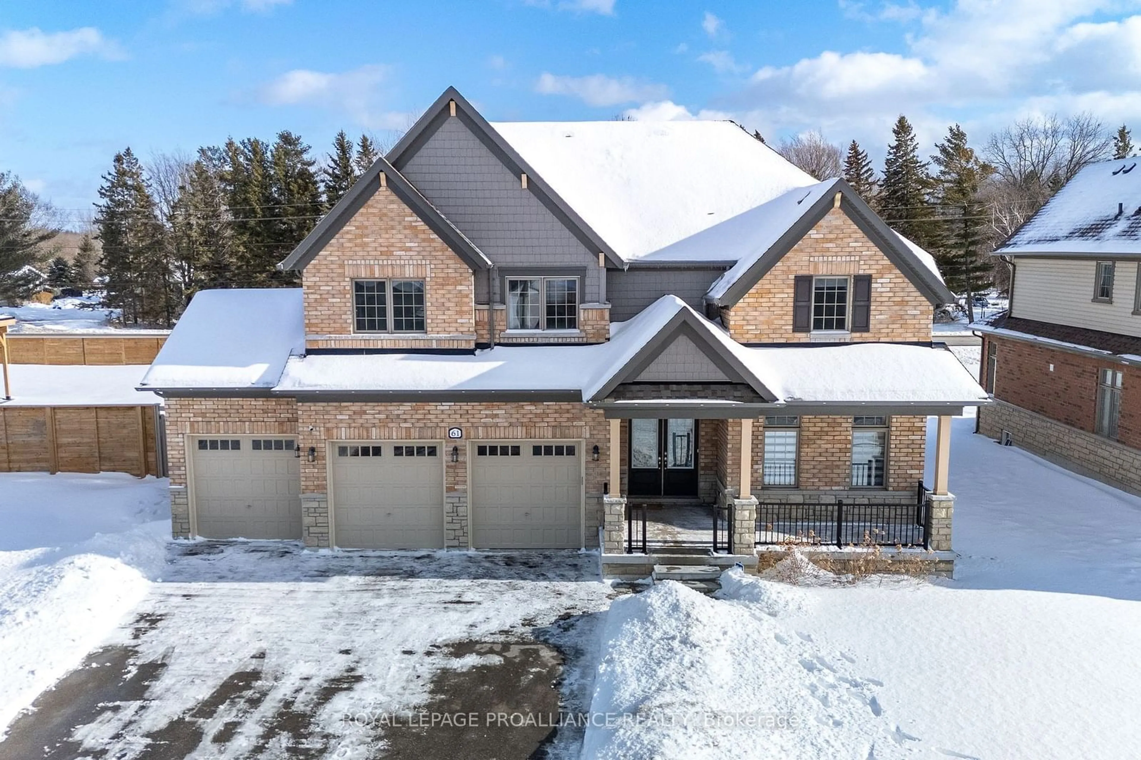 A pic from outside/outdoor area/front of a property/back of a property/a pic from drone, street for 61 Summer Breeze Dr, Quinte West Ontario K0K 1L0