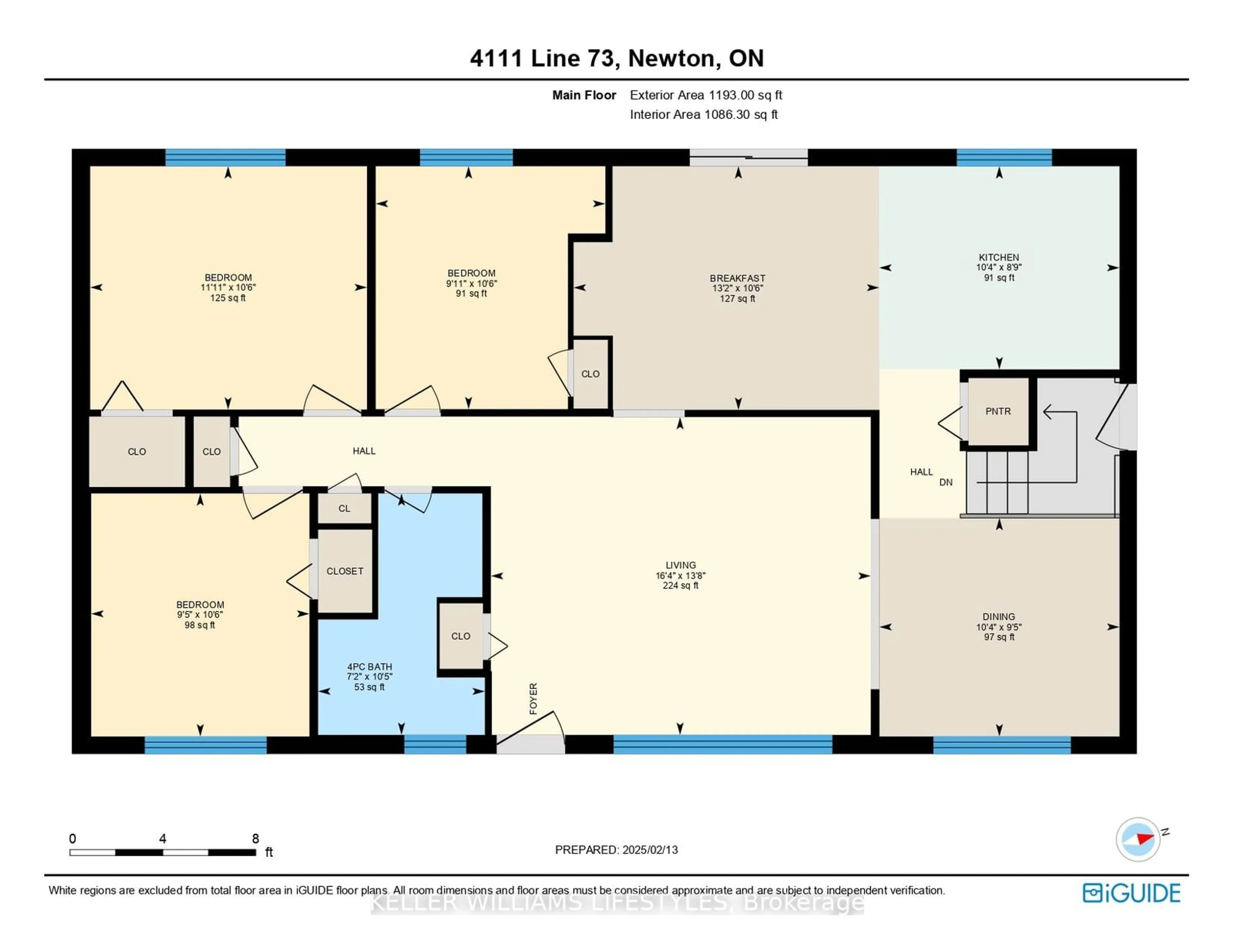 Floor plan for 4111 73 Line, Perth East Ontario N0K 1R0