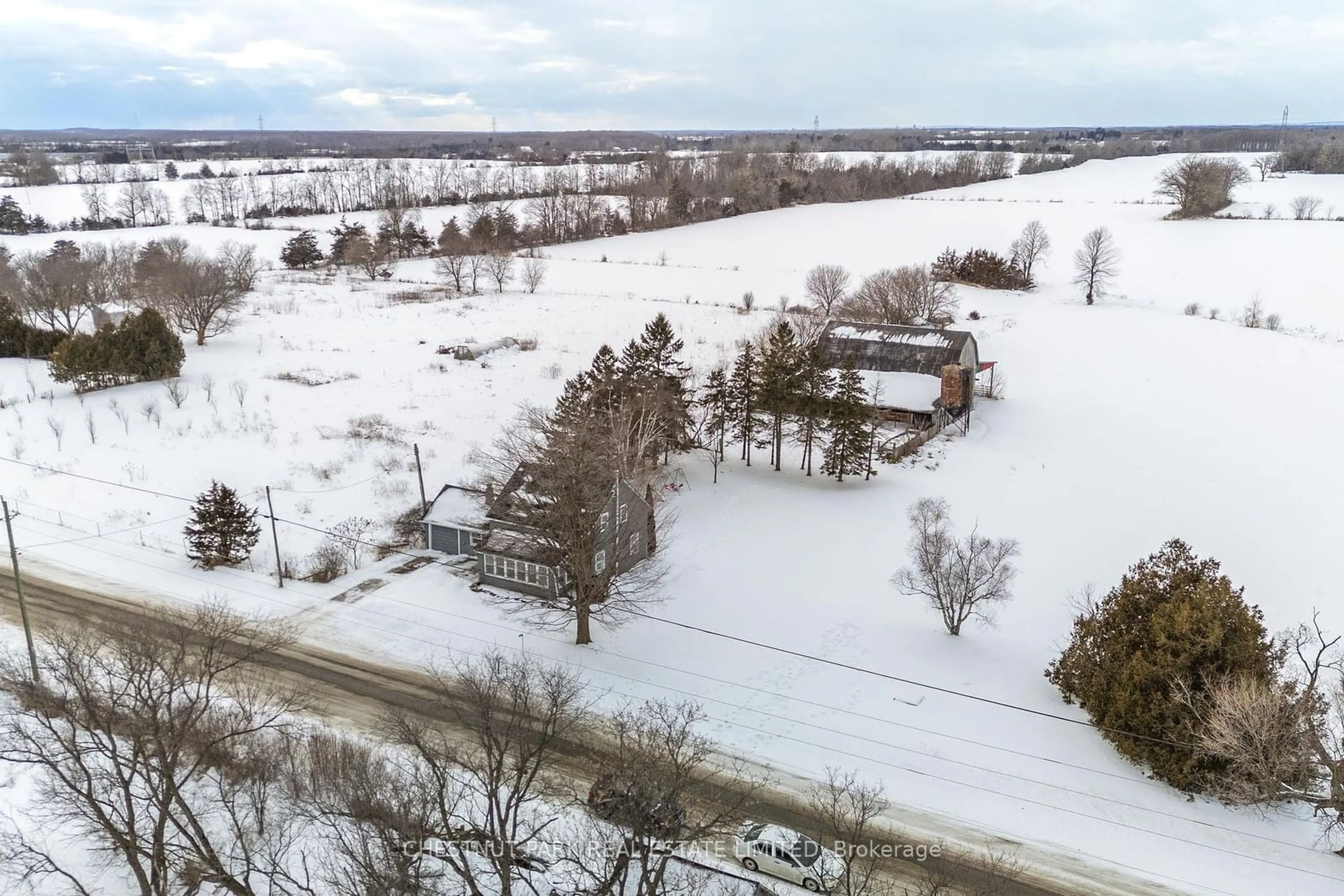 A pic from outside/outdoor area/front of a property/back of a property/a pic from drone, unknown for 217 Elmbrook Rd, Prince Edward County Ontario K0K 2T0