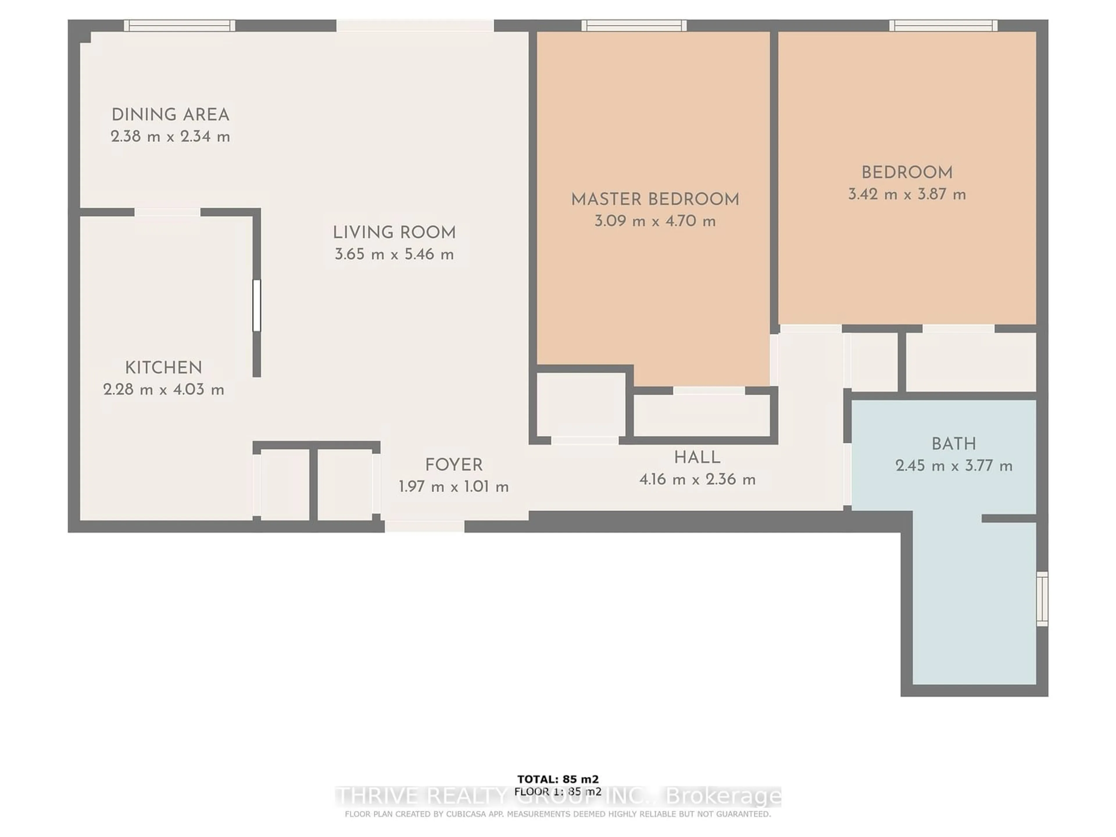 Floor plan for 931 Wonderland Rd #203, London Ontario N6K 2X6