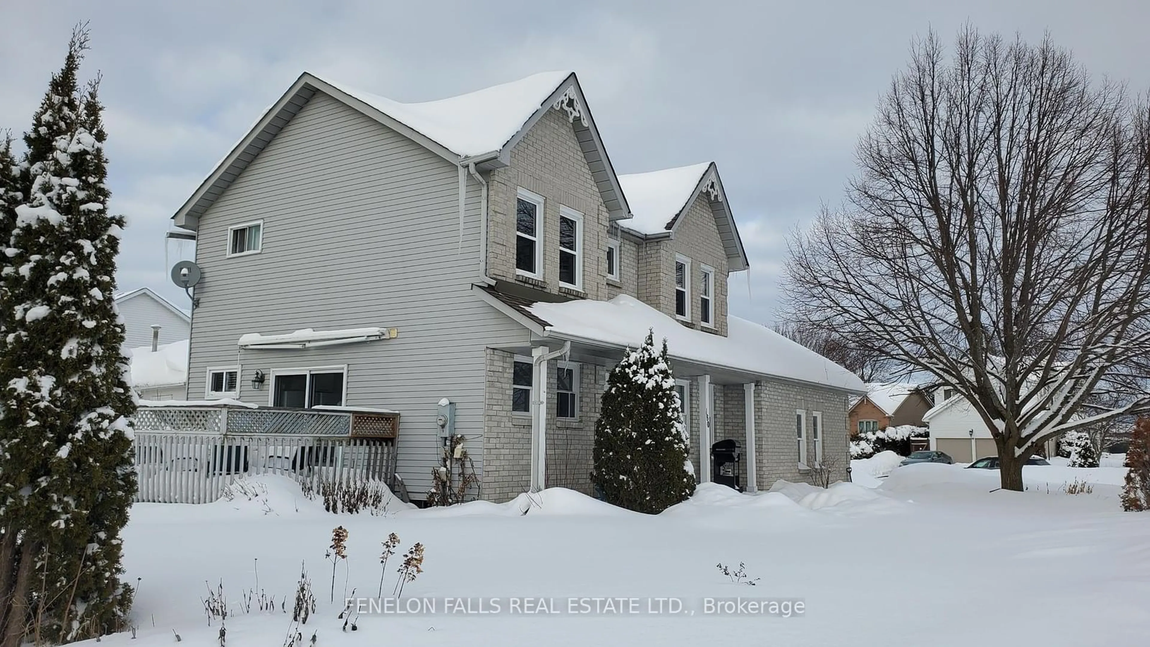 Home with vinyl exterior material, street for 180 Orchard Park Rd, Kawartha Lakes Ontario K9V 6A6