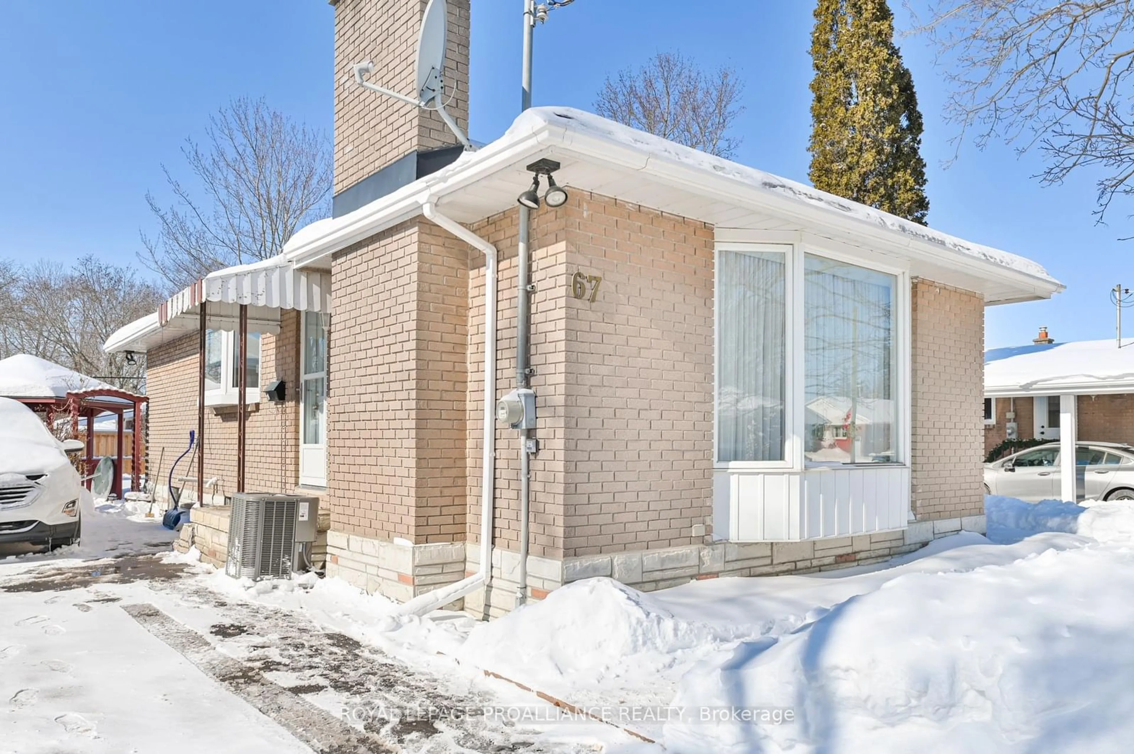 Home with brick exterior material, street for 67 Elizabeth Cres, Belleville Ontario K8N 1K7