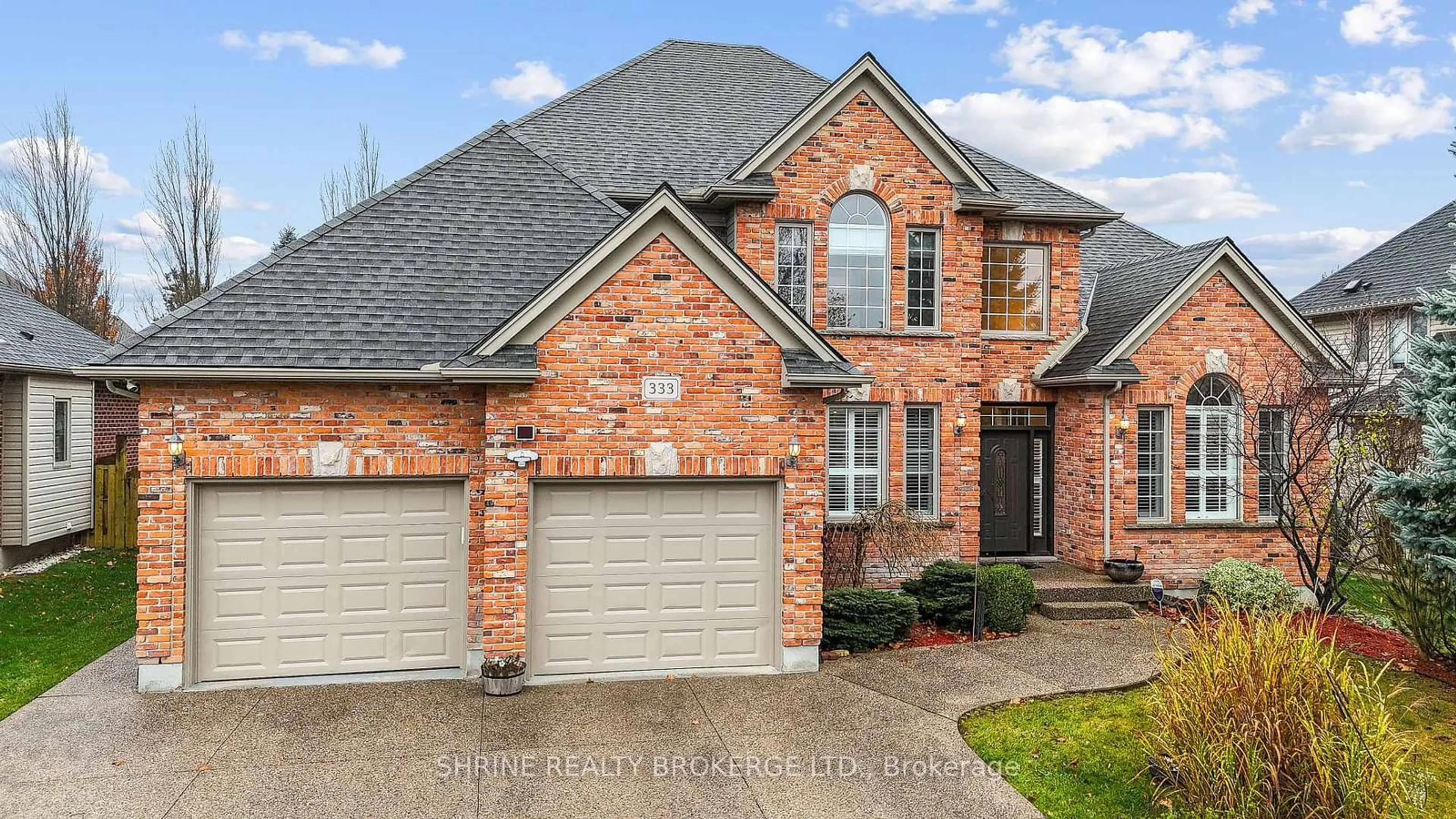 Home with brick exterior material, street for 333 Rivertrace Clse, London Ontario N6G 5J8