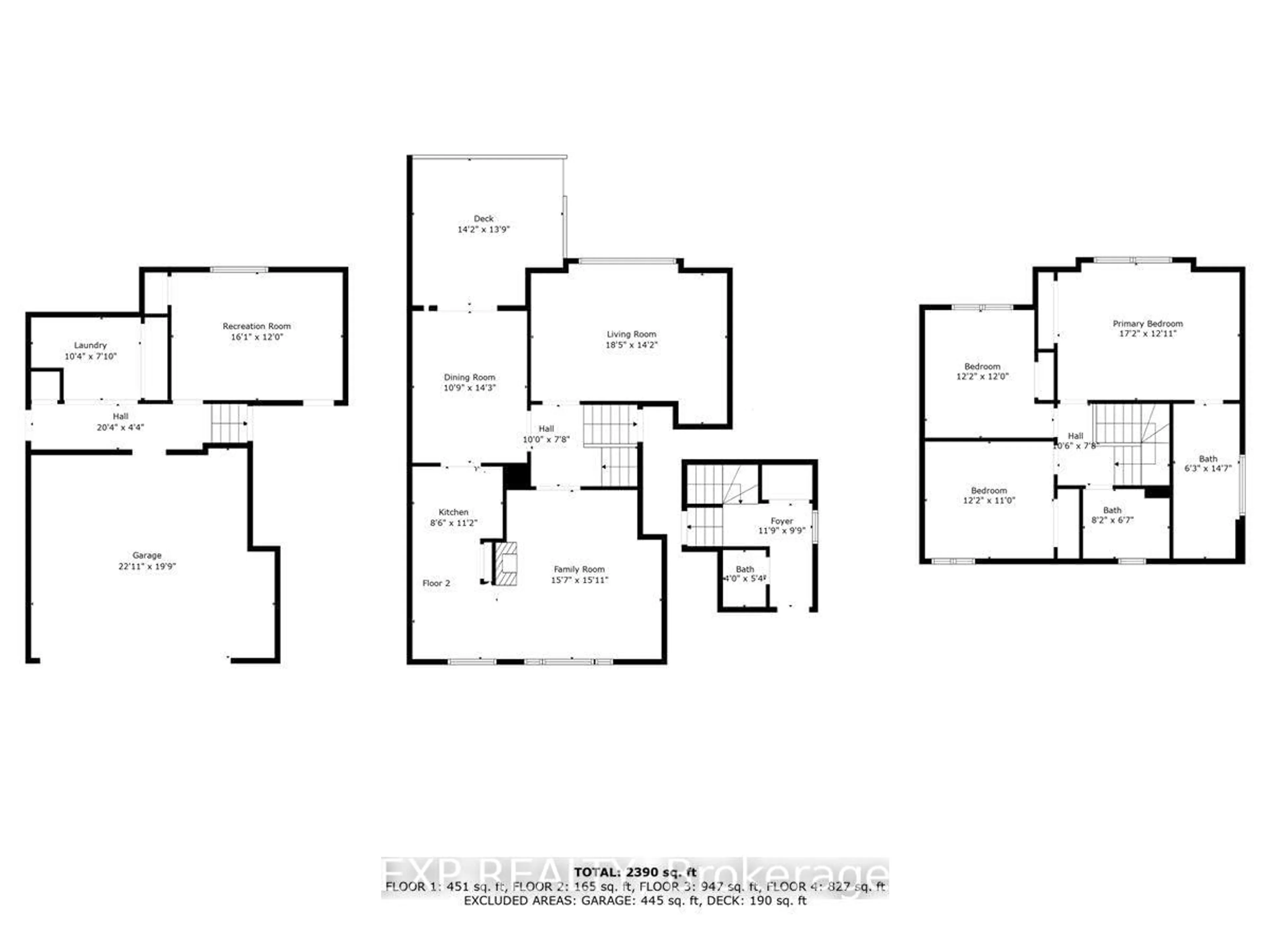 Floor plan for 3065 UPLANDS Dr, Ottawa Ontario K1V 9X7