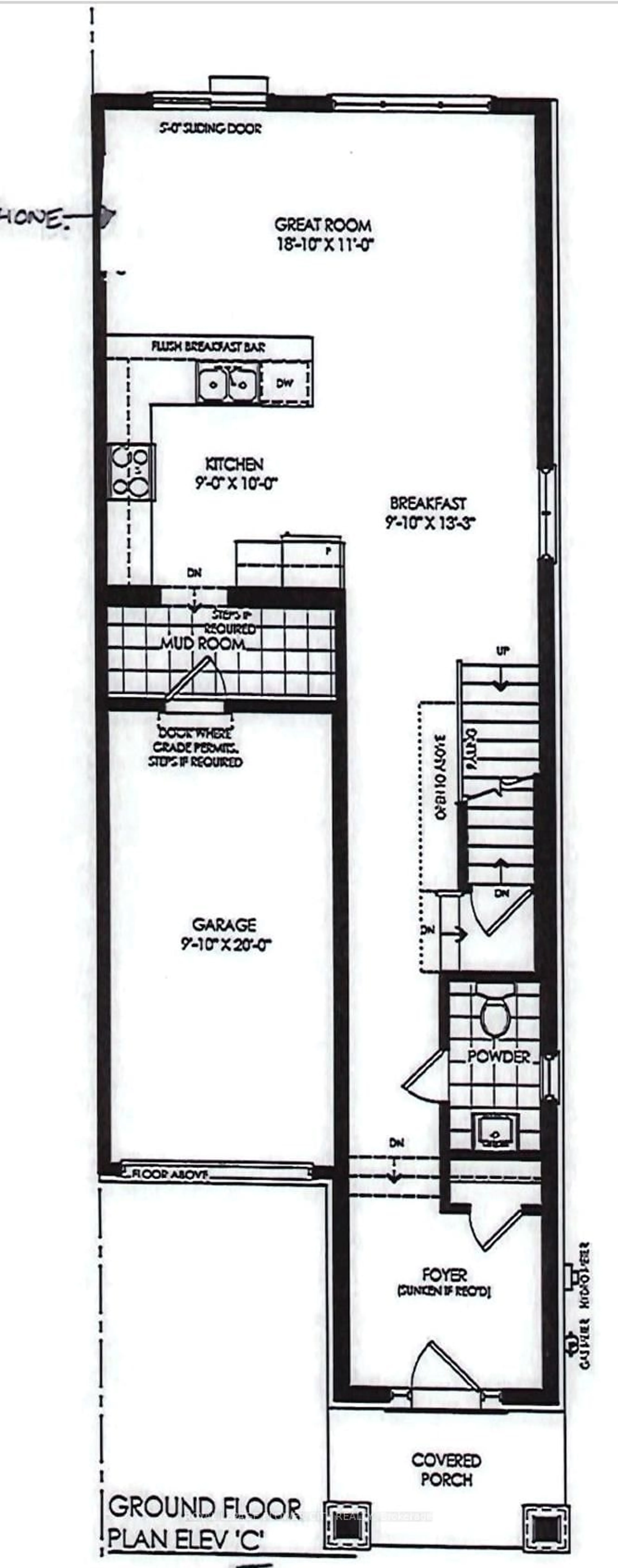 Floor plan for Lot 211-1 Wright Rd, Erin Ontario N0B 1T0