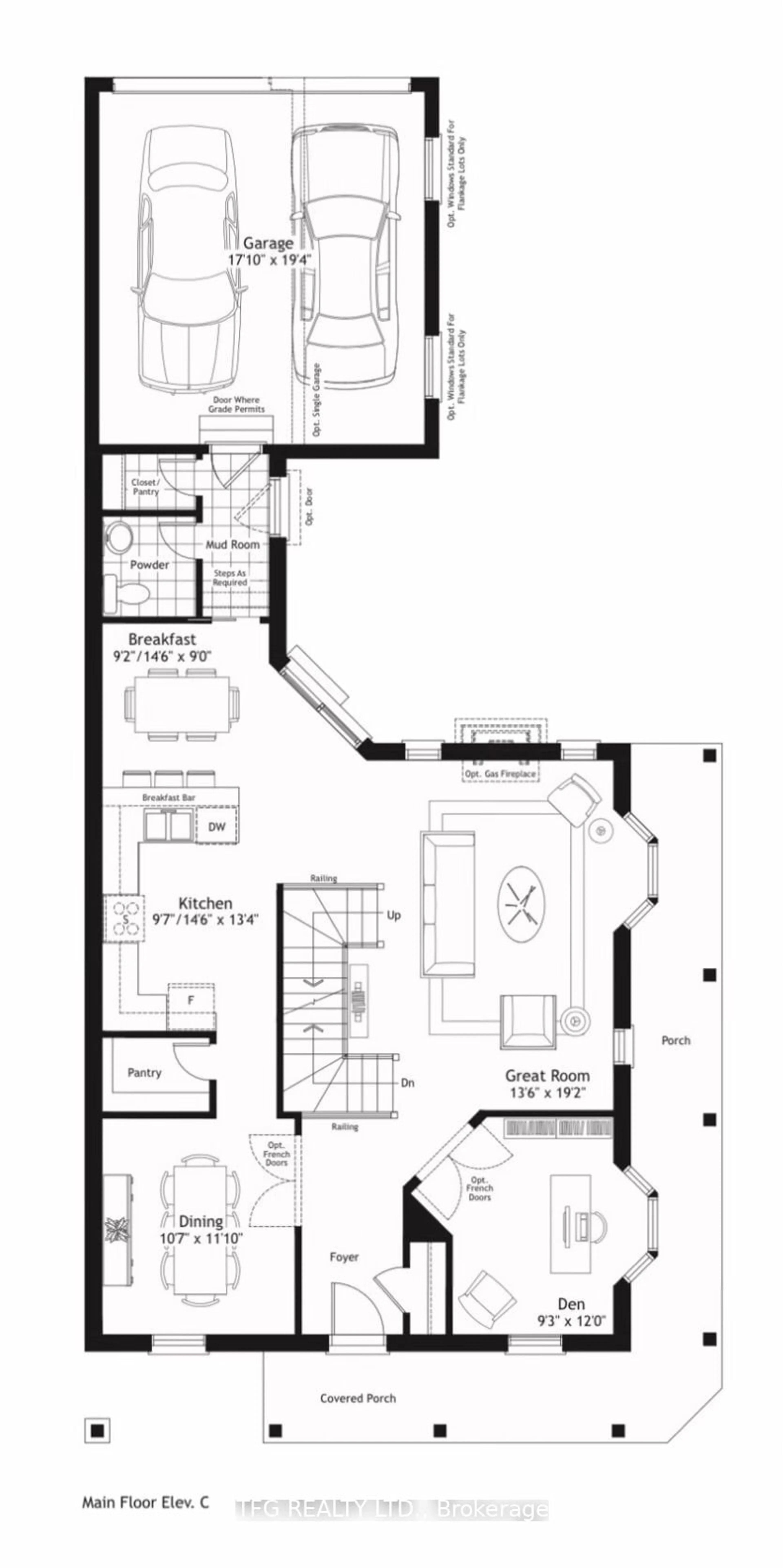 Floor plan for 206 Strachan St, Port Hope Ontario L1A 0E9