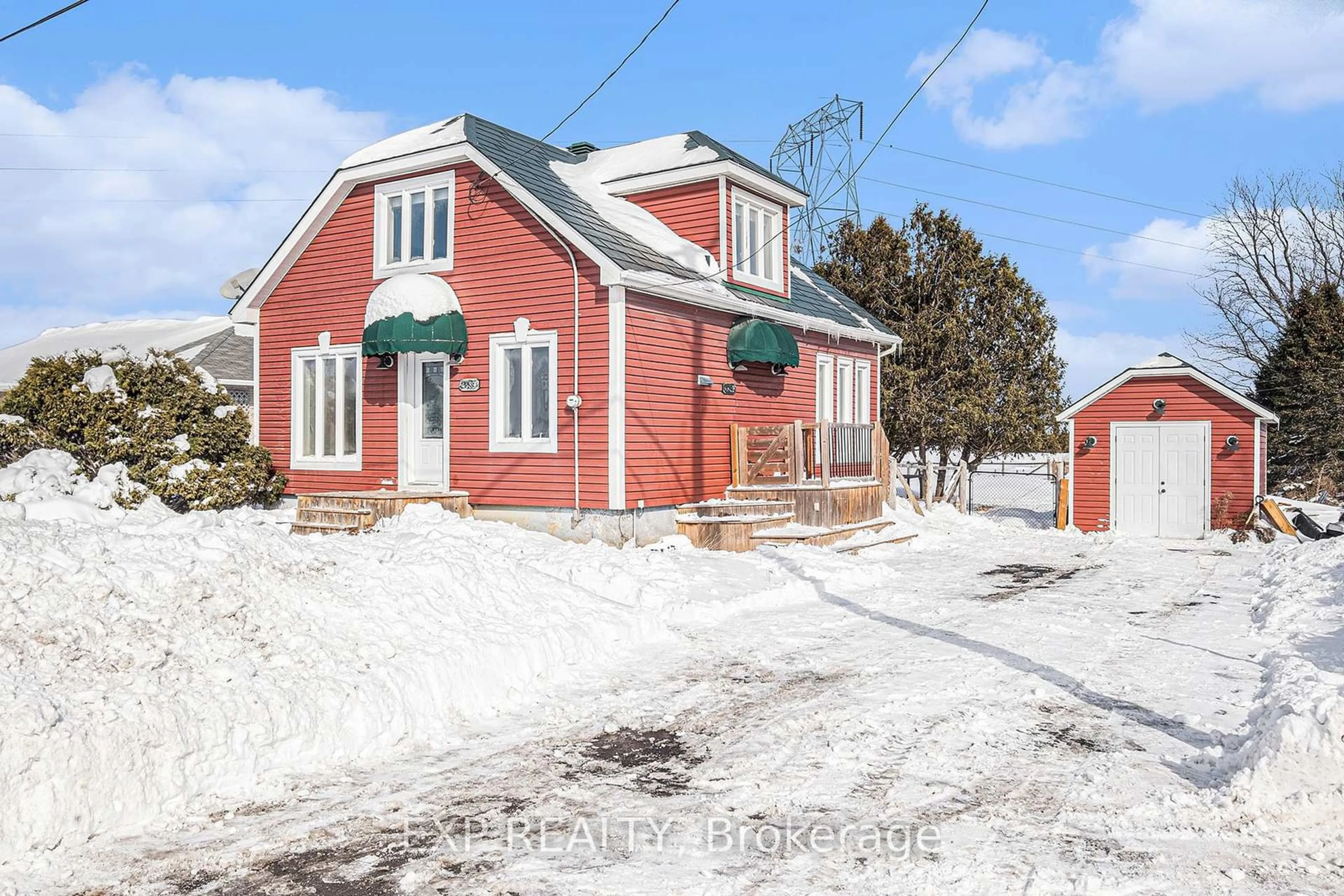 Home with brick exterior material, street for 4489 County 9 Rd, The Nation Ontario K0C 2B0