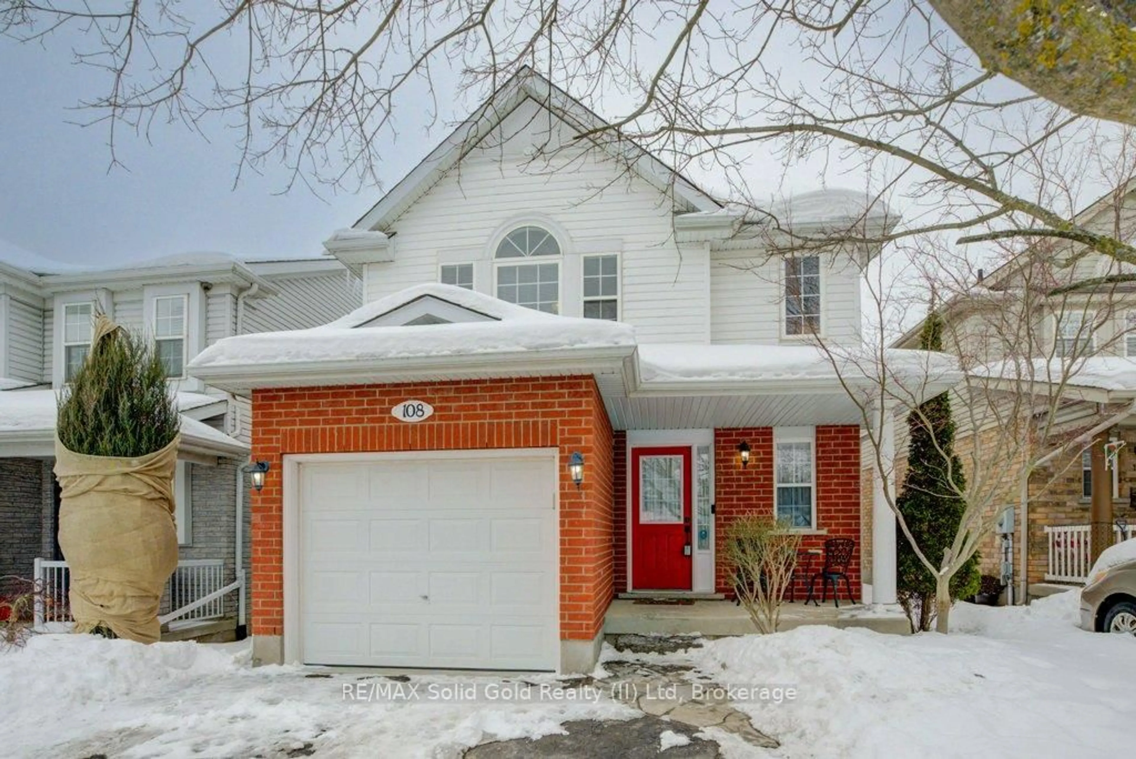 Home with brick exterior material, street for 108 Mcmeeken Dr, Cambridge Ontario N3C 4G7