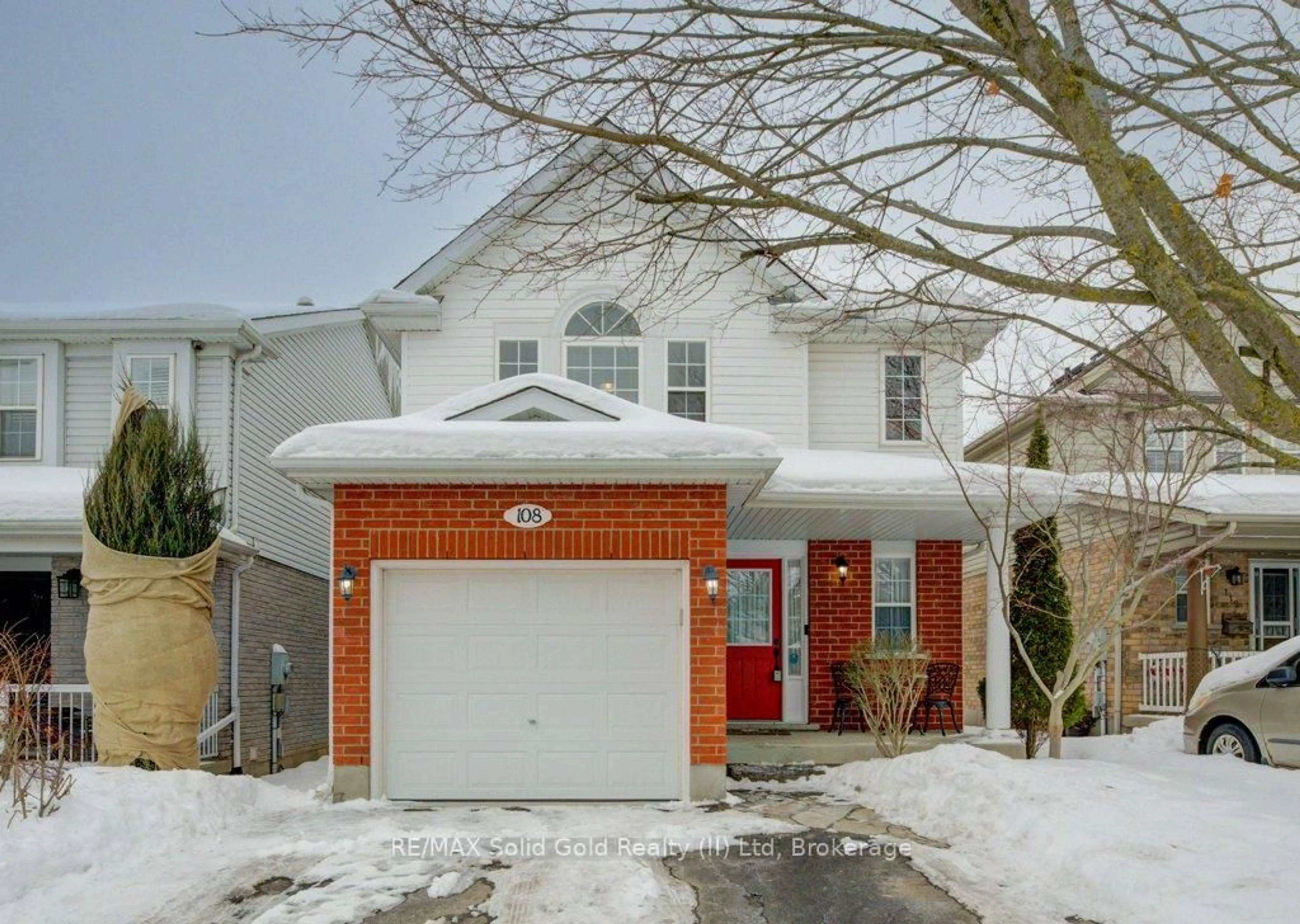 Home with brick exterior material, street for 108 Mcmeeken Dr, Cambridge Ontario N3C 4G7