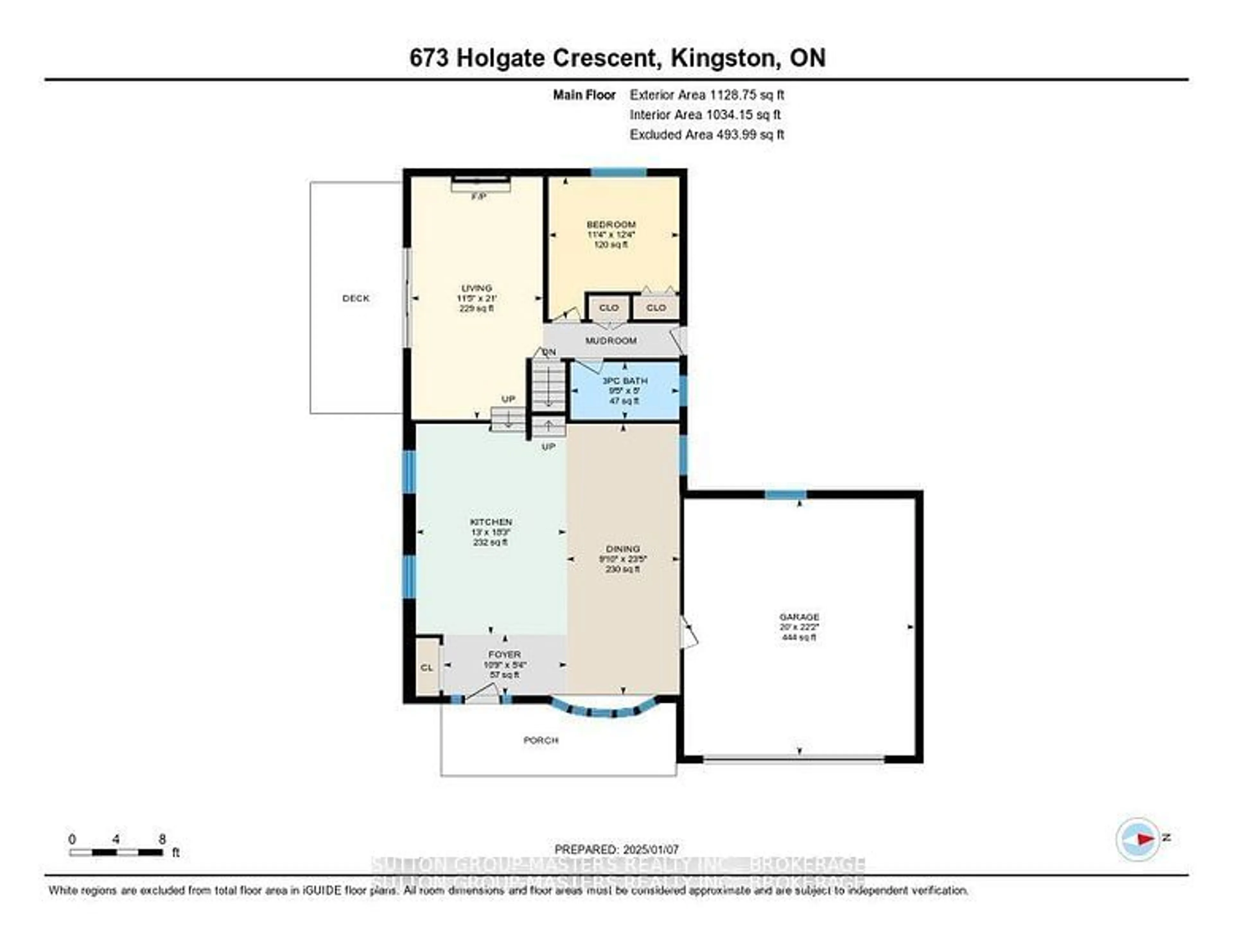 Floor plan for 673 Holgate Cres, Kingston Ontario K7M 5A7