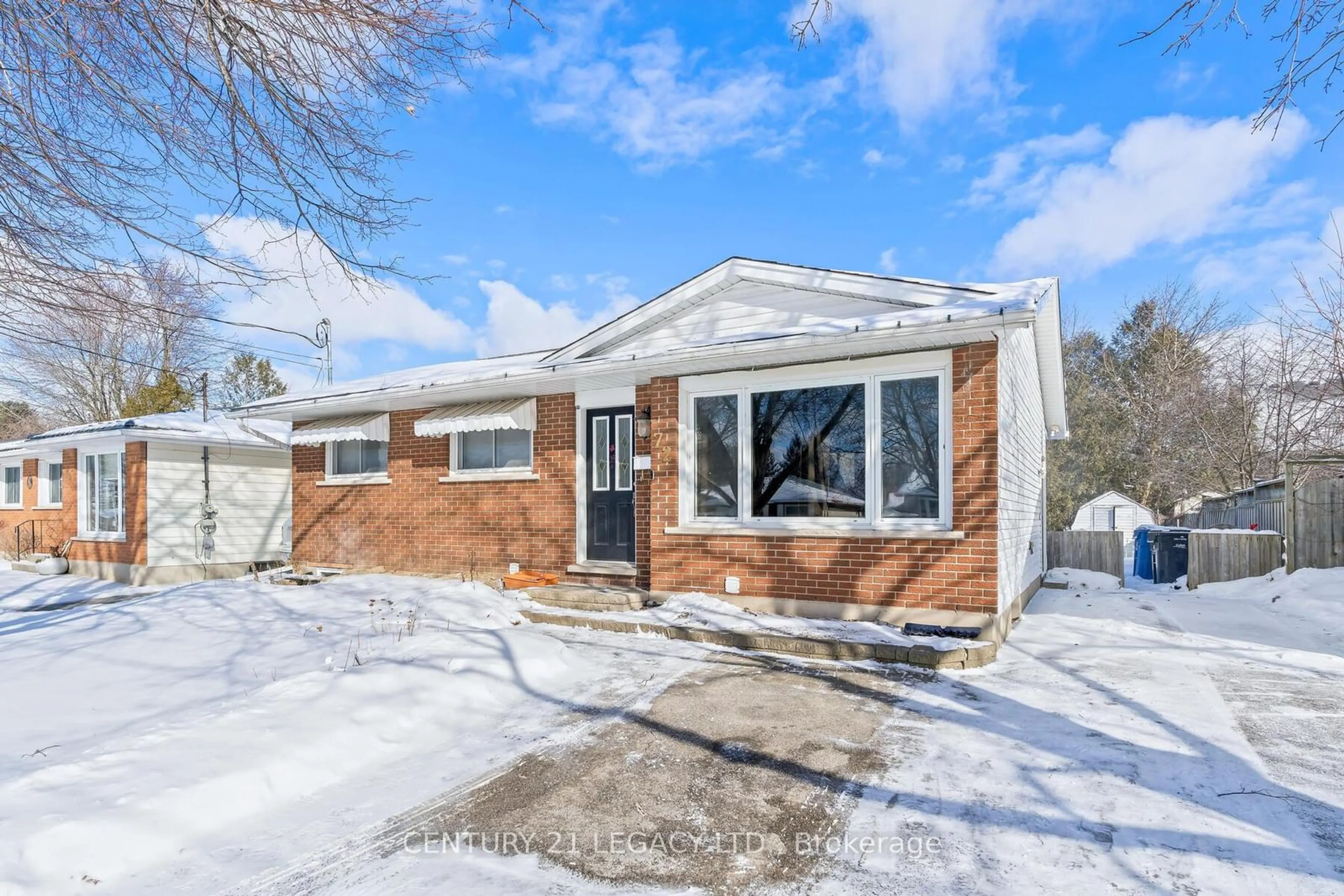 Home with brick exterior material, street for 72 Ferndale Ave, Guelph Ontario N1E 1B5