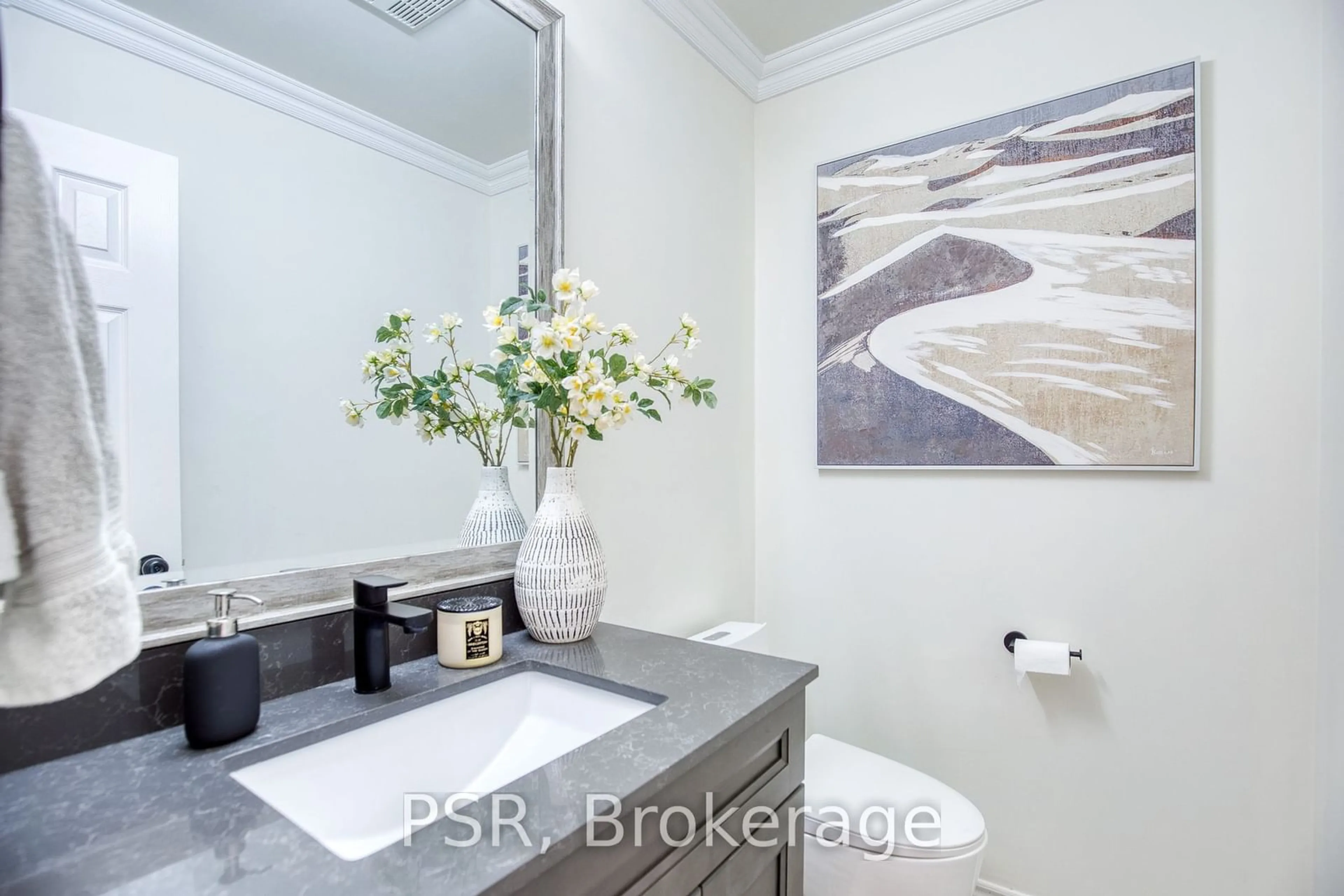 Contemporary bathroom, ceramic/tile floor for 23 Stoneman Crt, Cambridge Ontario N1P 1C9