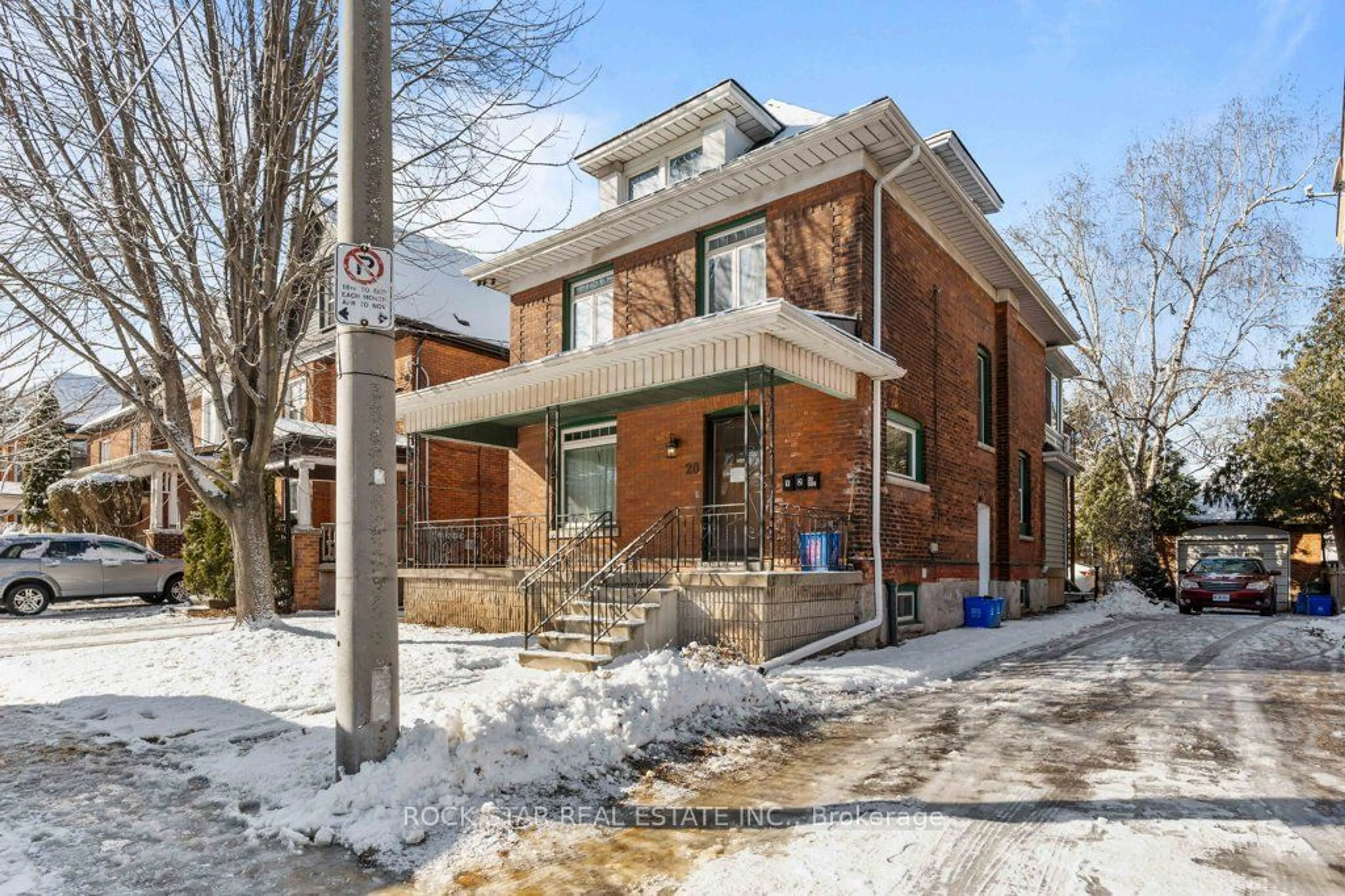 Home with brick exterior material, street for 20 Holton Ave, Hamilton Ontario L8M 2L2