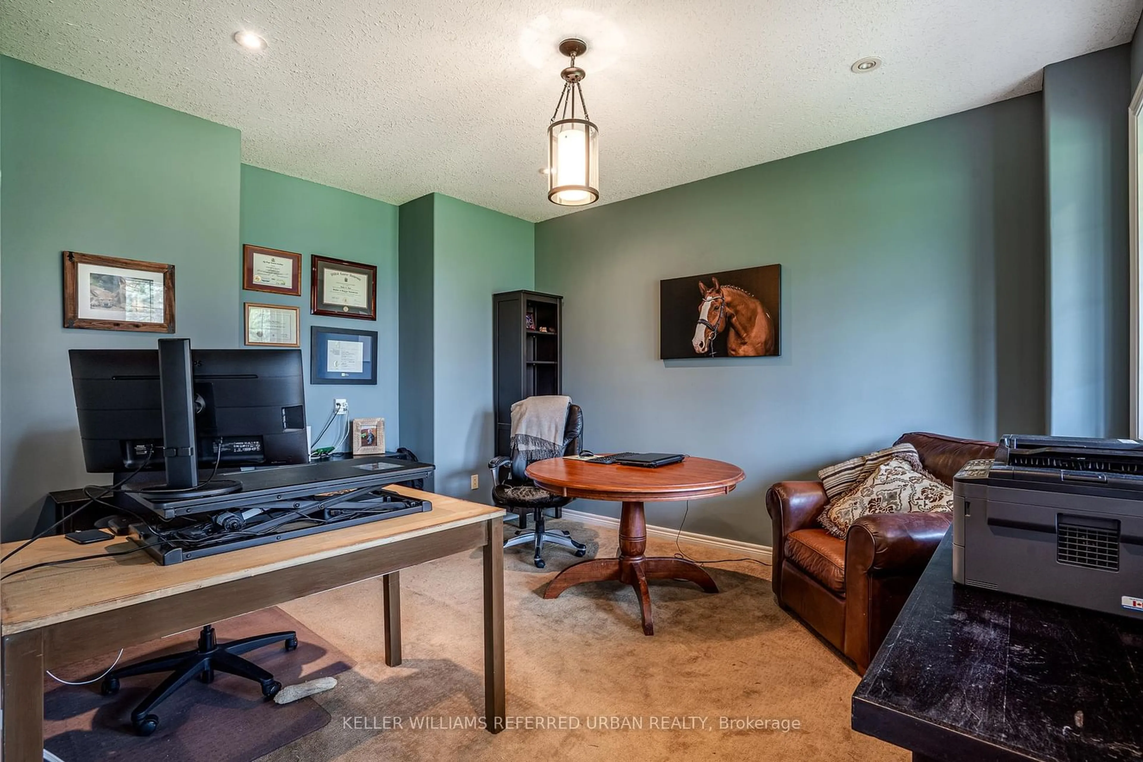 Living room with furniture, wood/laminate floor for 108 Sunnyridge Rd, Hamilton Ontario L0R 1R0