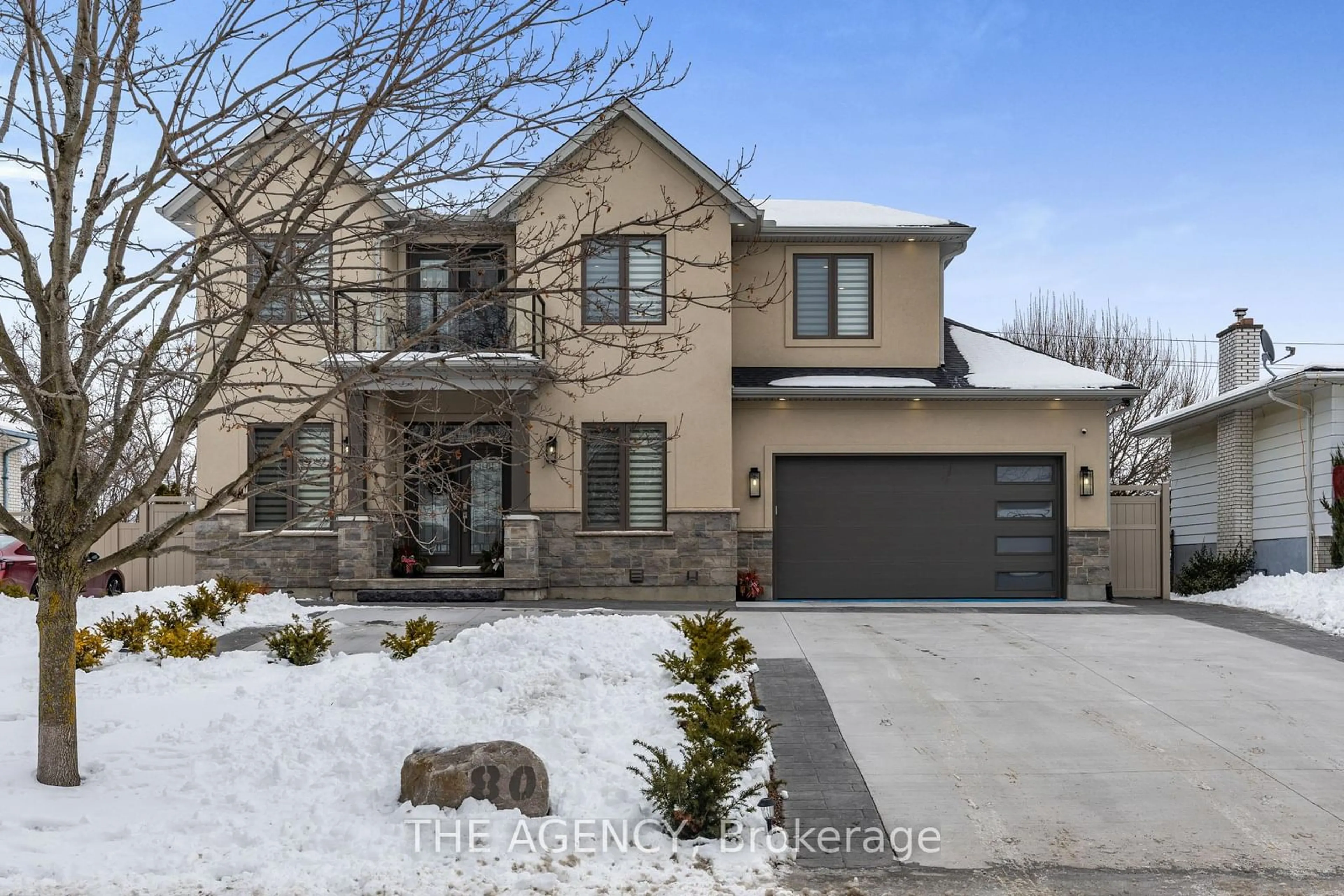 Home with brick exterior material, street for 80 Meredith Dr, St. Catharines Ontario L2M 6C7