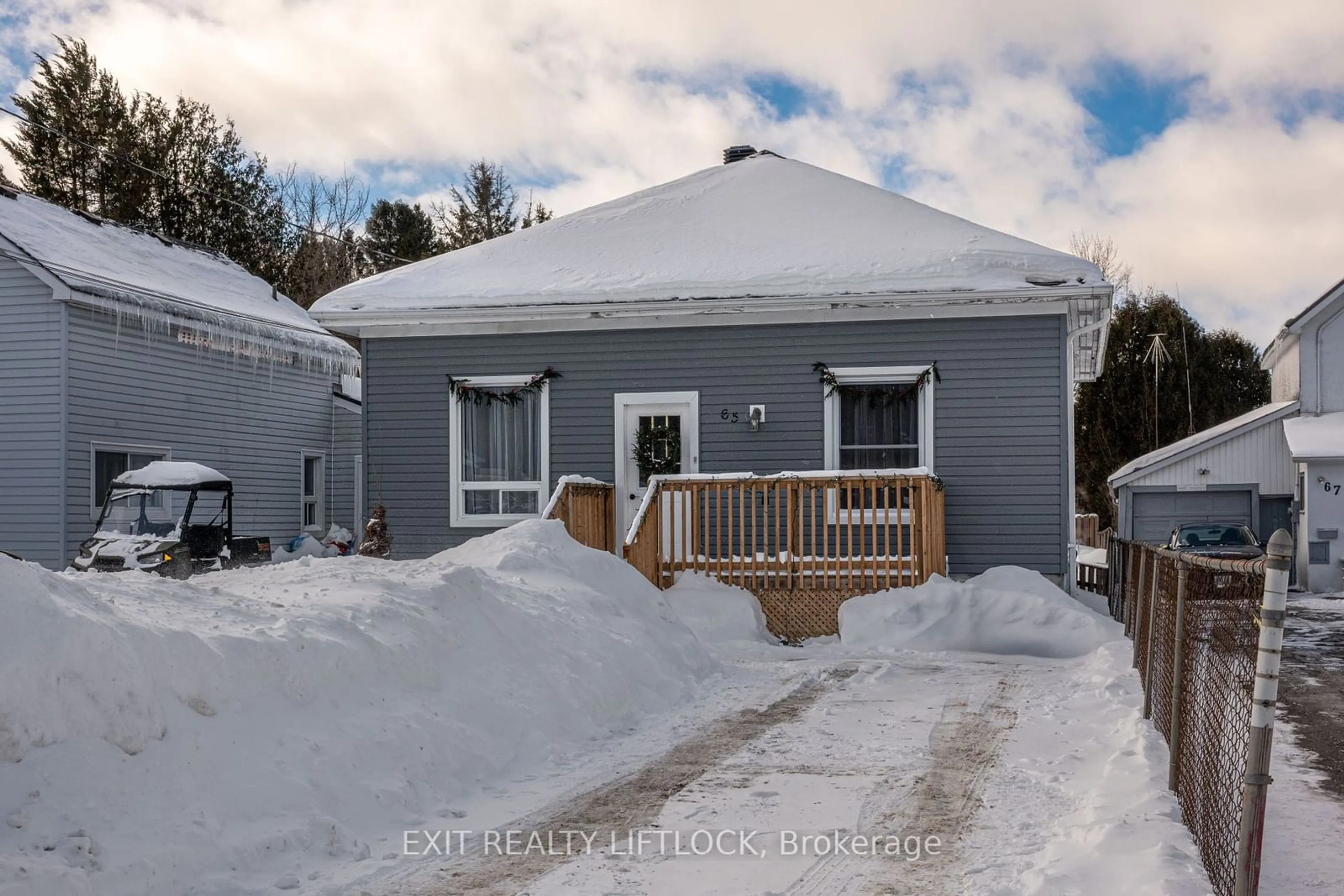 A pic from outside/outdoor area/front of a property/back of a property/a pic from drone, street for 65 Concession St, Havelock-Belmont-Methuen Ontario K0L 1Z0