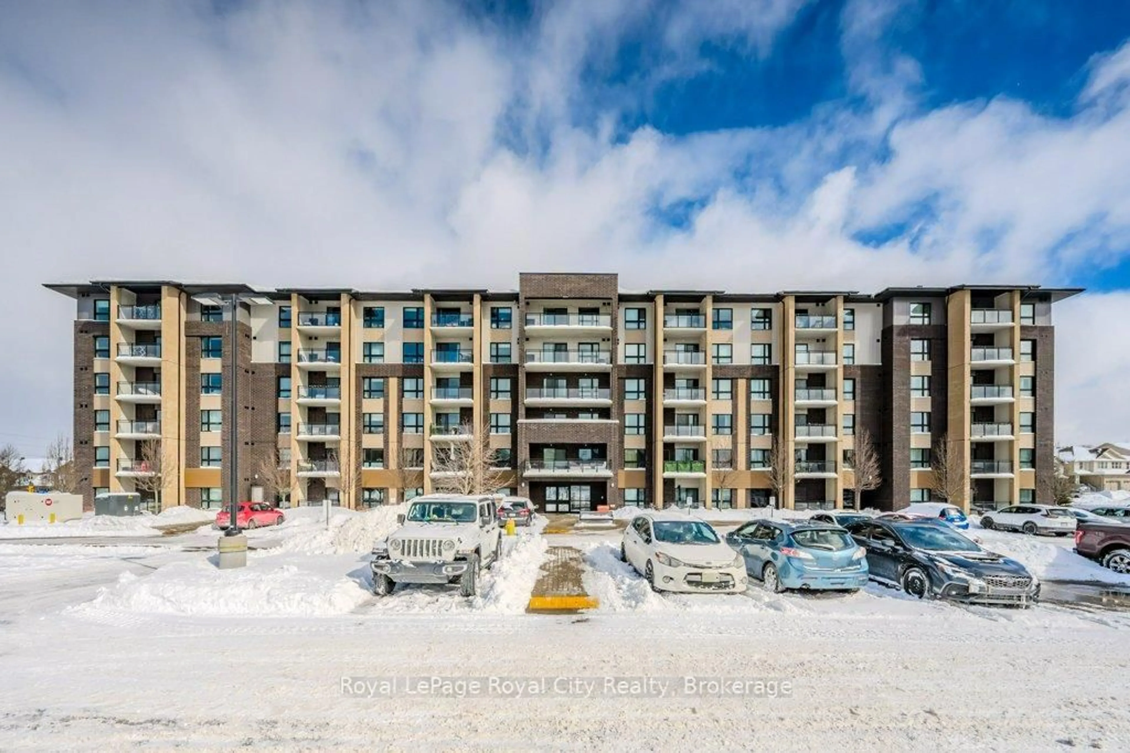 A pic from outside/outdoor area/front of a property/back of a property/a pic from drone, building for 7 Kay Cres #309, Guelph Ontario N1L 0P9