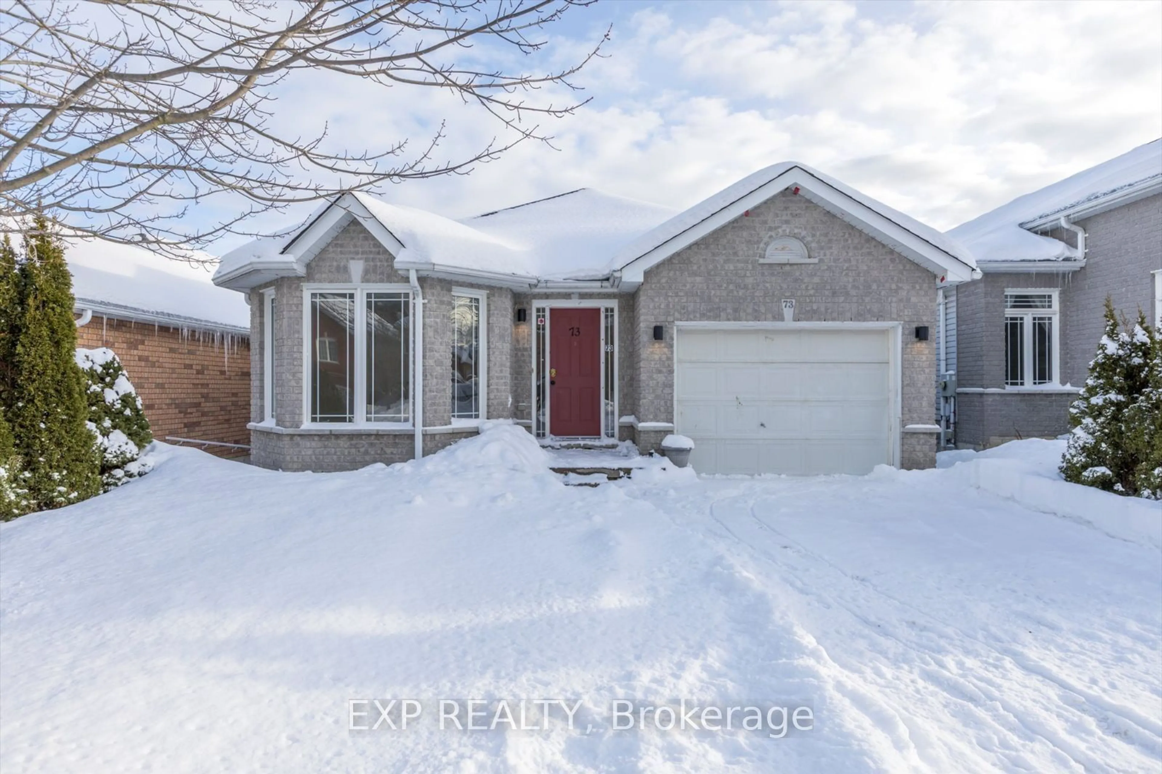 Home with brick exterior material, street for 73 Parcells Cres, Peterborough Ontario K9K 2R2