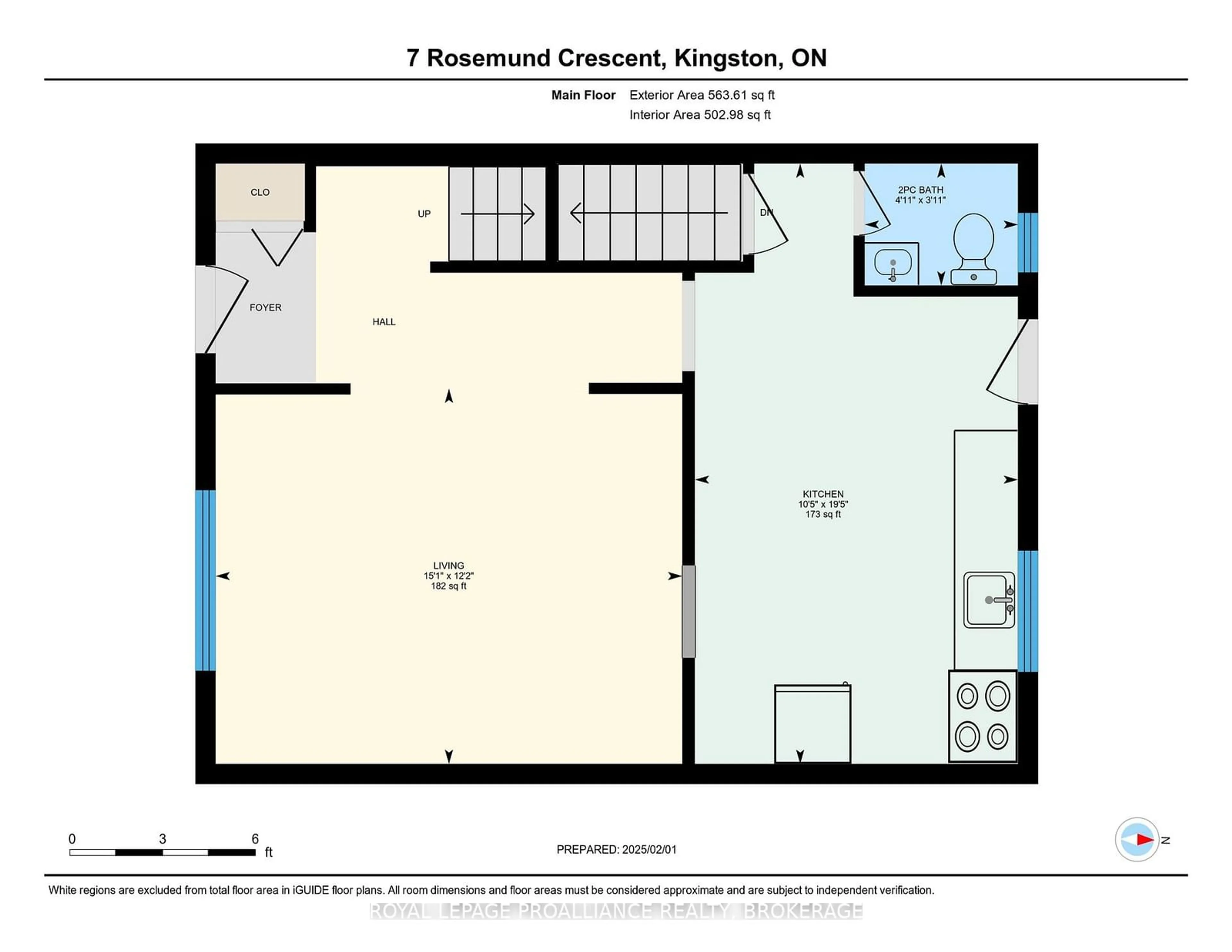 Floor plan for 7 Rosemund Cres, Kingston Ontario K7M 6Y8