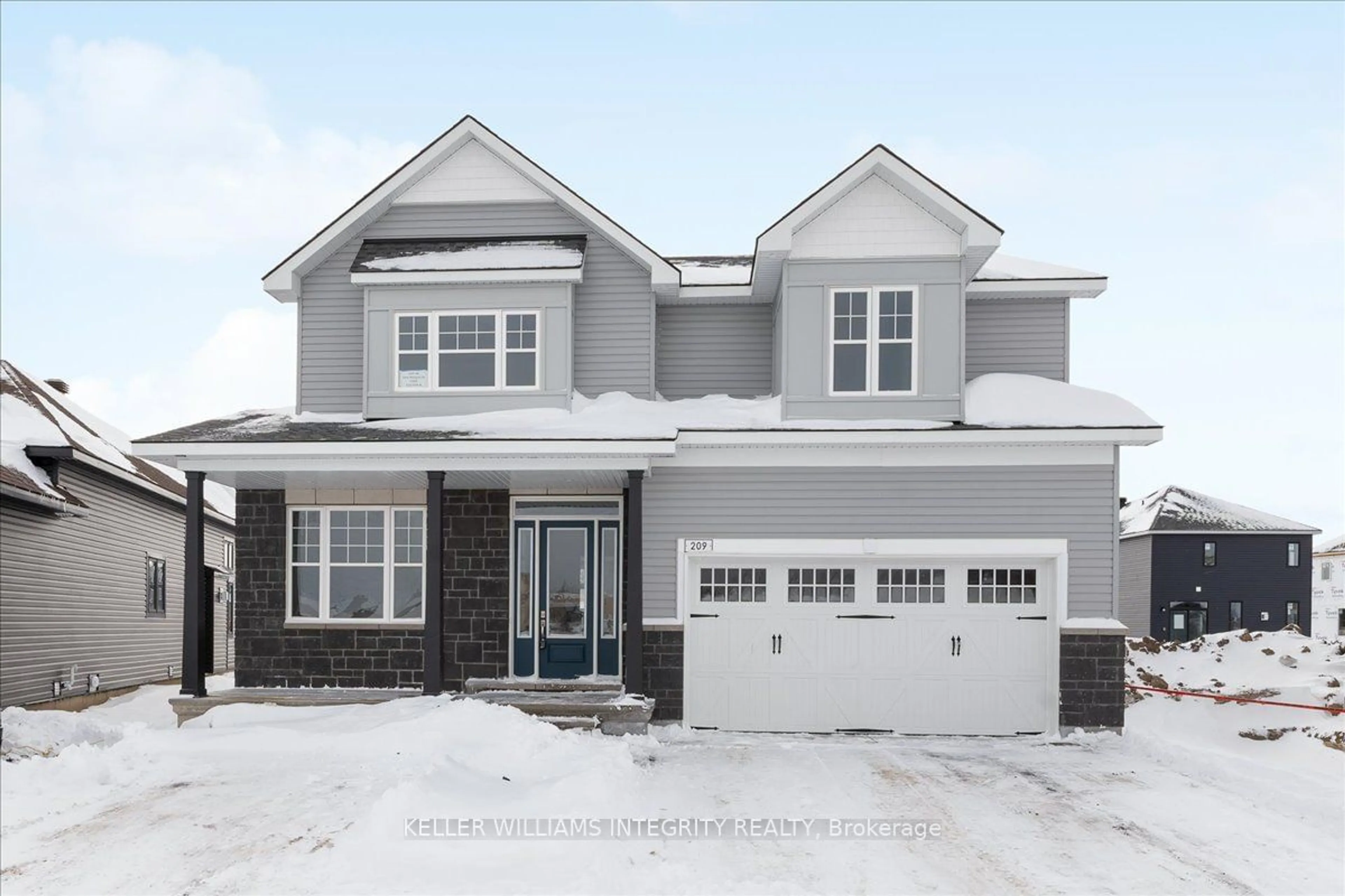 Home with brick exterior material, street for 209 Massalia Cres, Orleans - Cumberland and Area Ontario K4A 5L9