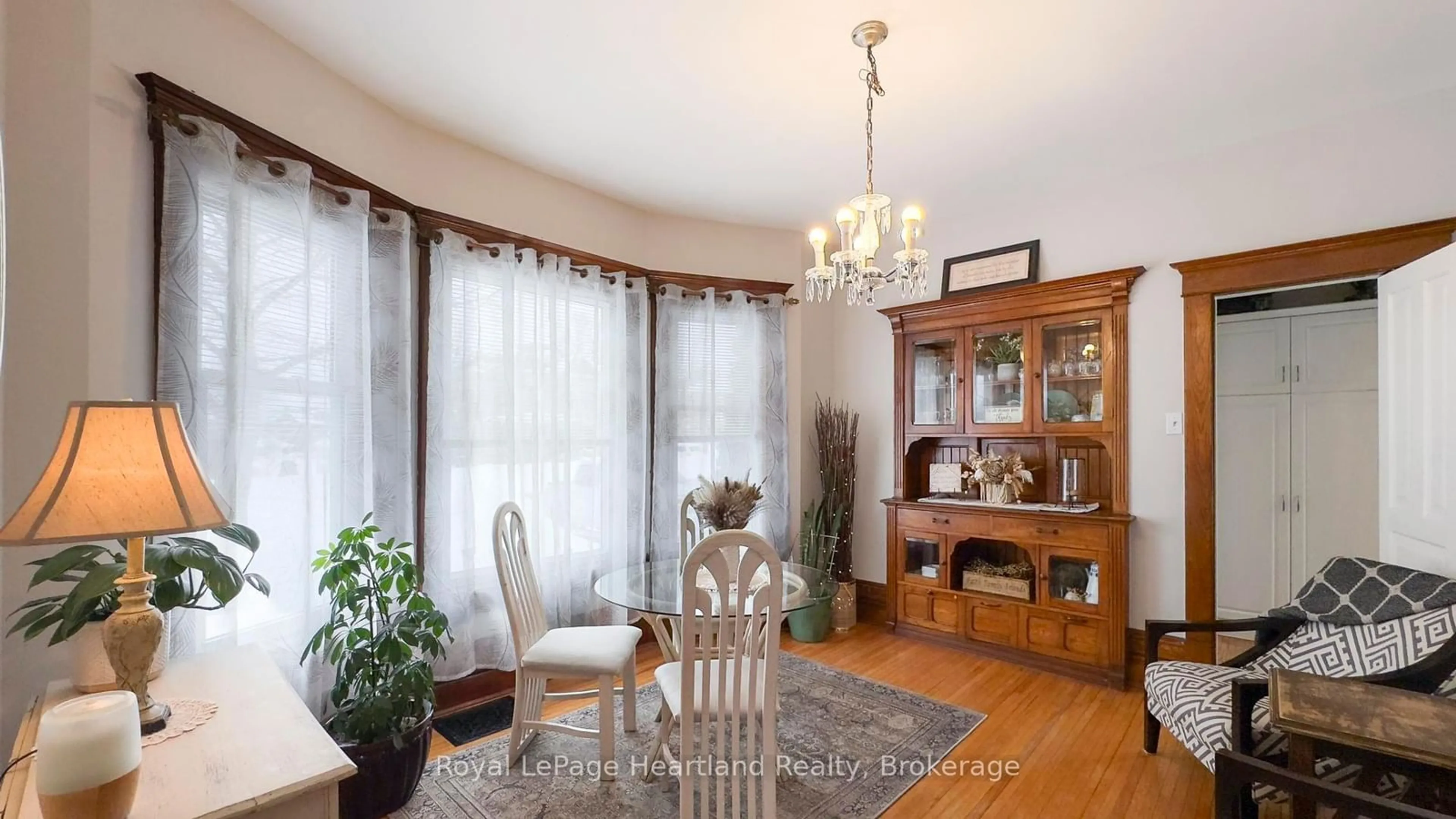 Dining room, wood/laminate floor for 85 Montreal St, Goderich Ontario N7A 2G5