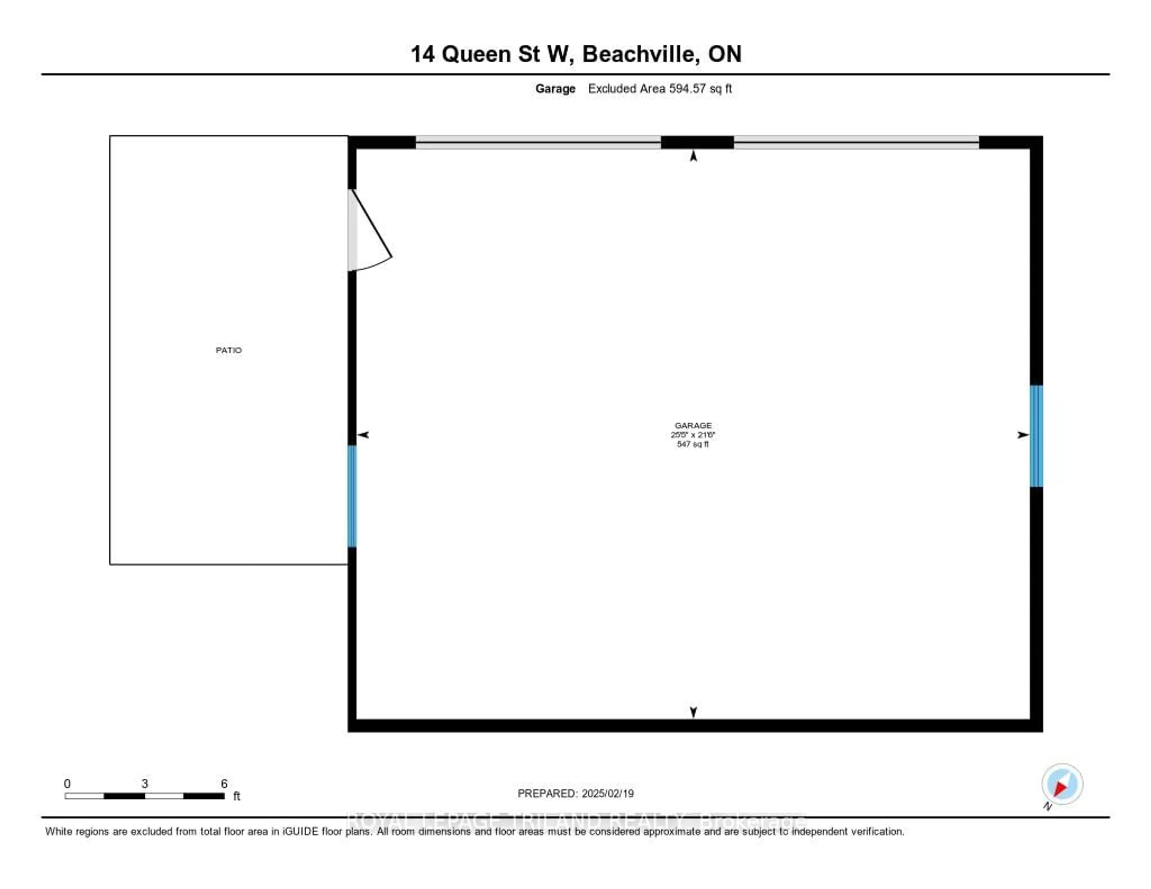 Floor plan for 14 QUEEN St, South-West Oxford Ontario N0J 1A0