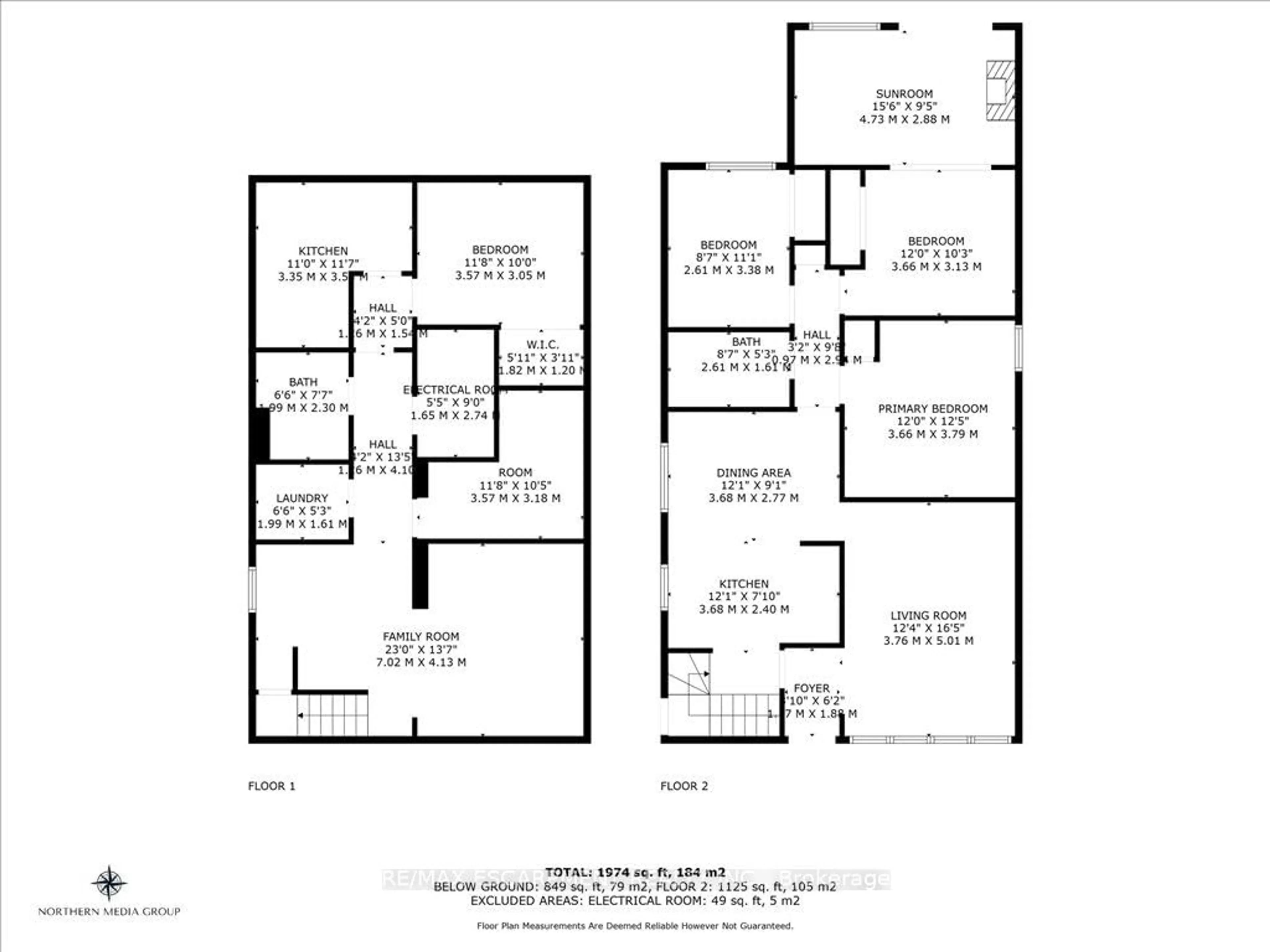 Floor plan for 27 Alba St, Hamilton Ontario L8G 1N9