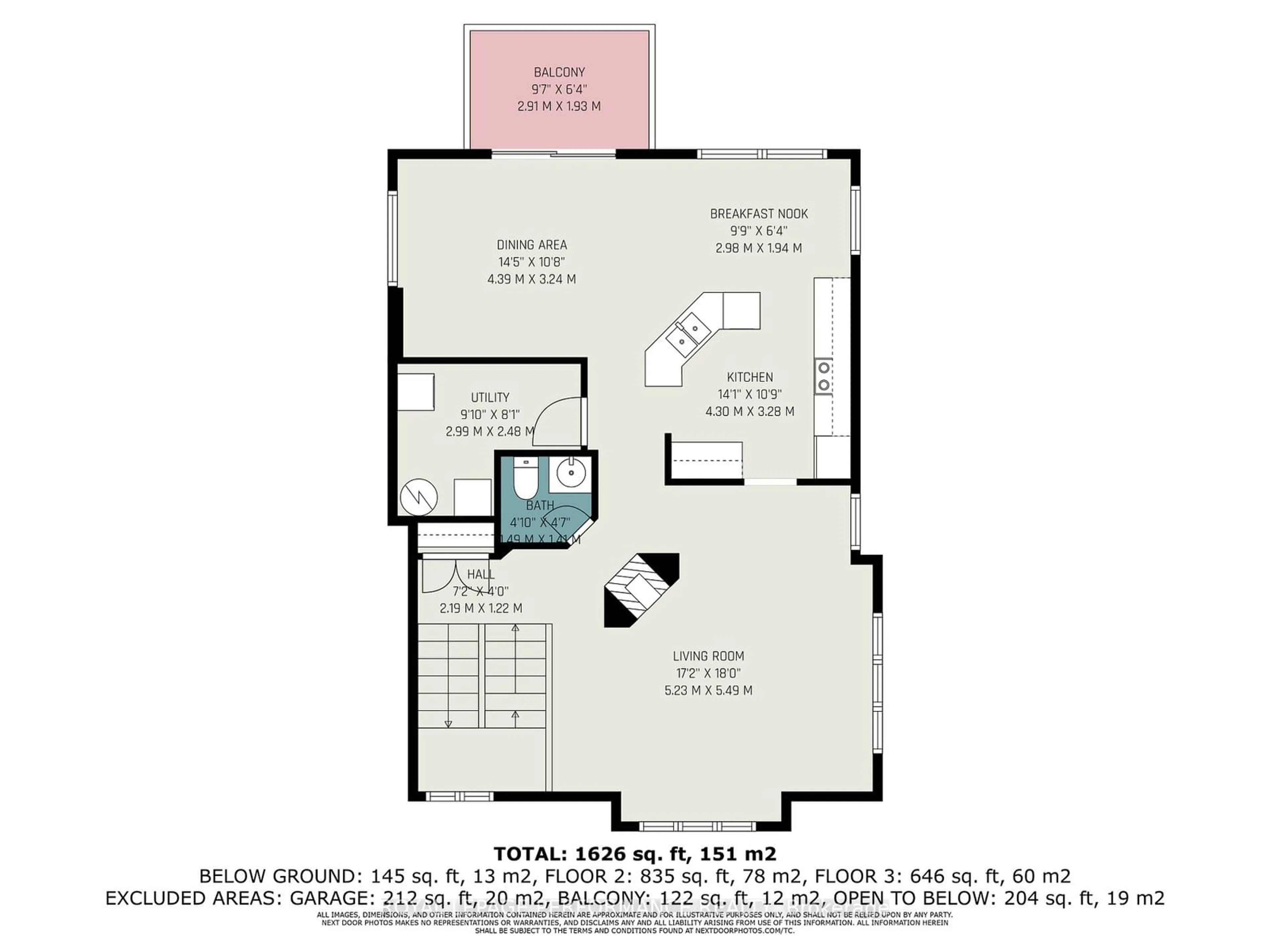 Floor plan for 4464 Harper Ave, Cyrville - Carson Grove - Pineview Ontario K1J 1E1