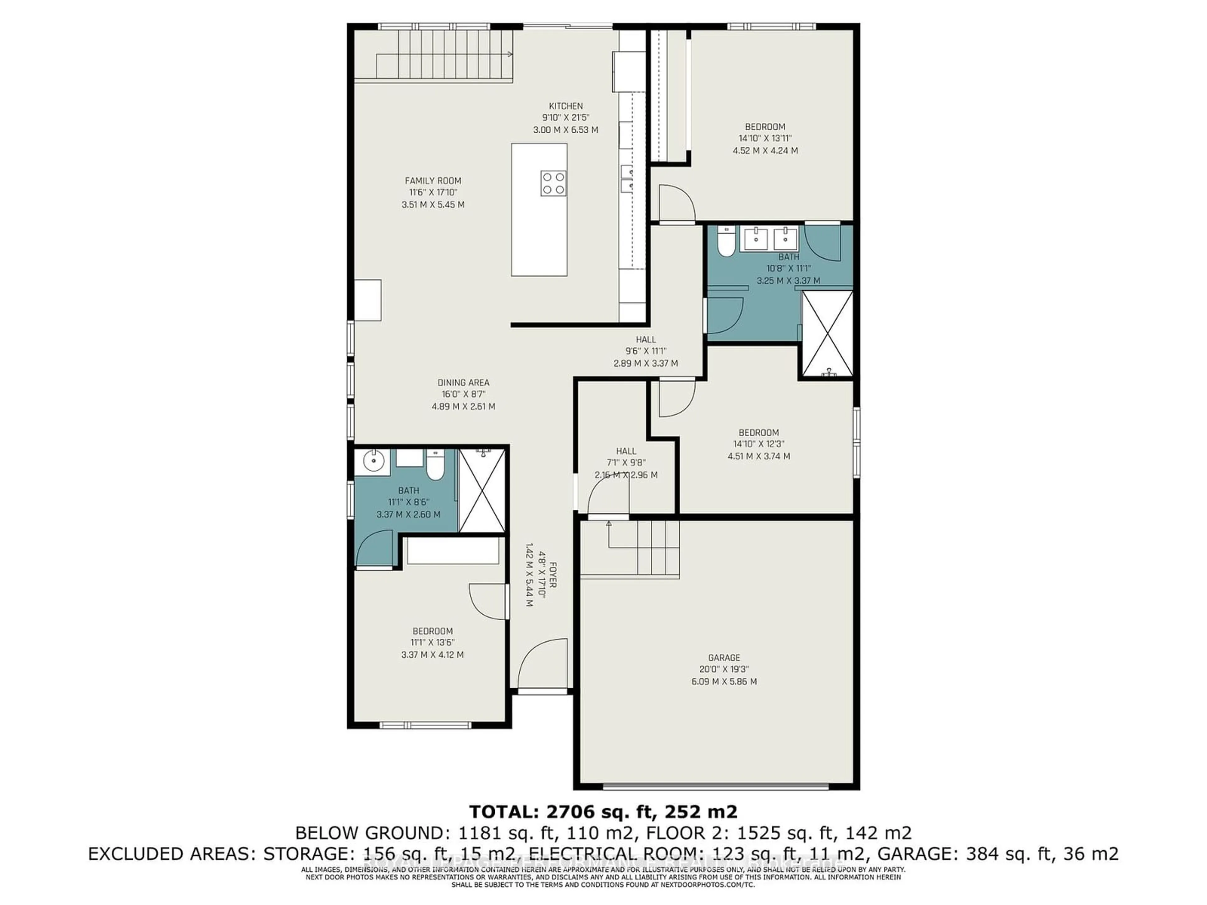 Floor plan for 697 Bruxelles St, Russell Ontario K0A 1W0