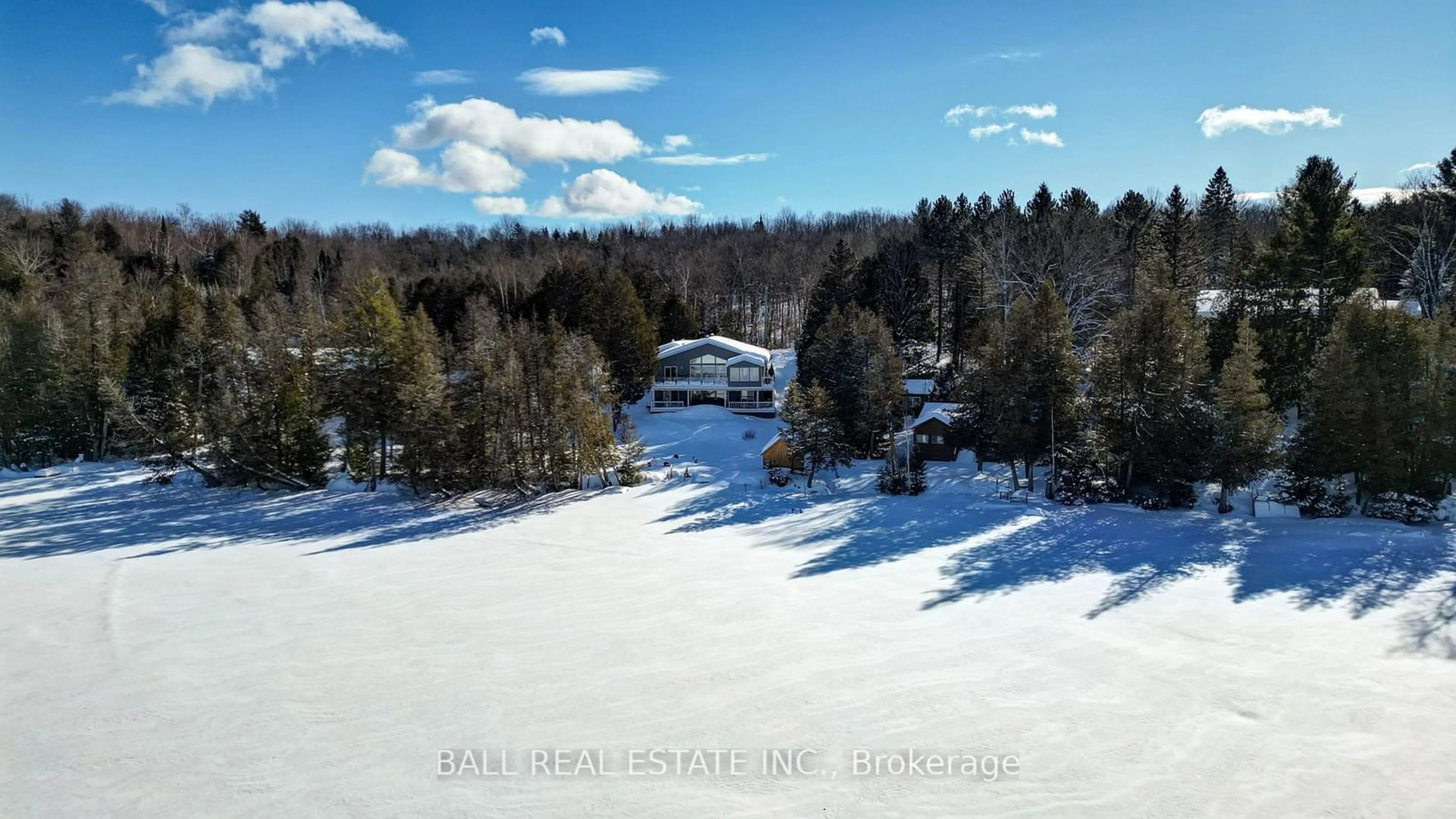 A pic from outside/outdoor area/front of a property/back of a property/a pic from drone, unknown for 1609 WESLEMKOON LAKE Rd, Limerick Ontario K0L 1W0