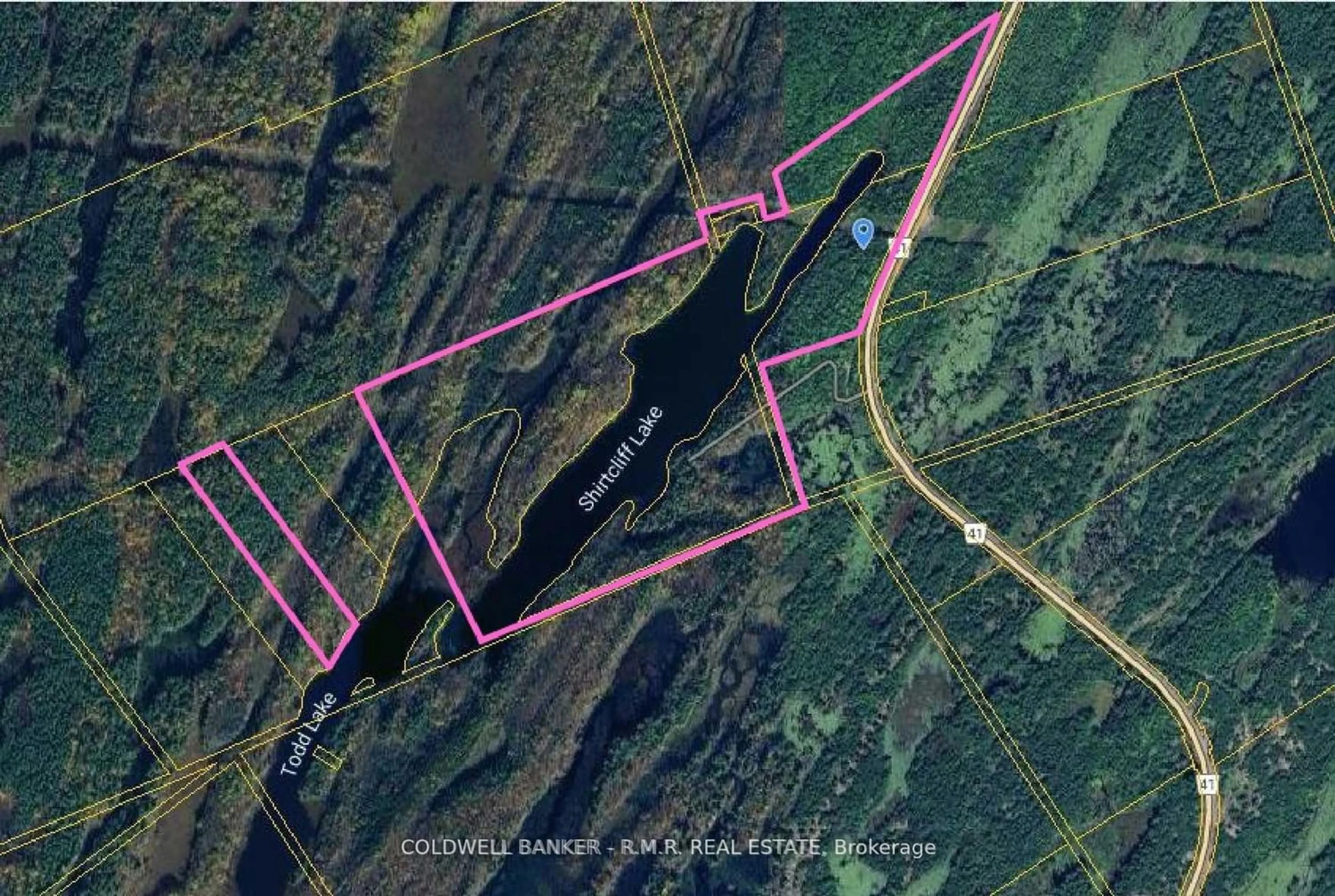 Picture of a map for 8860 County Rd 41, Addington Highlands Ontario K0H 1Z0