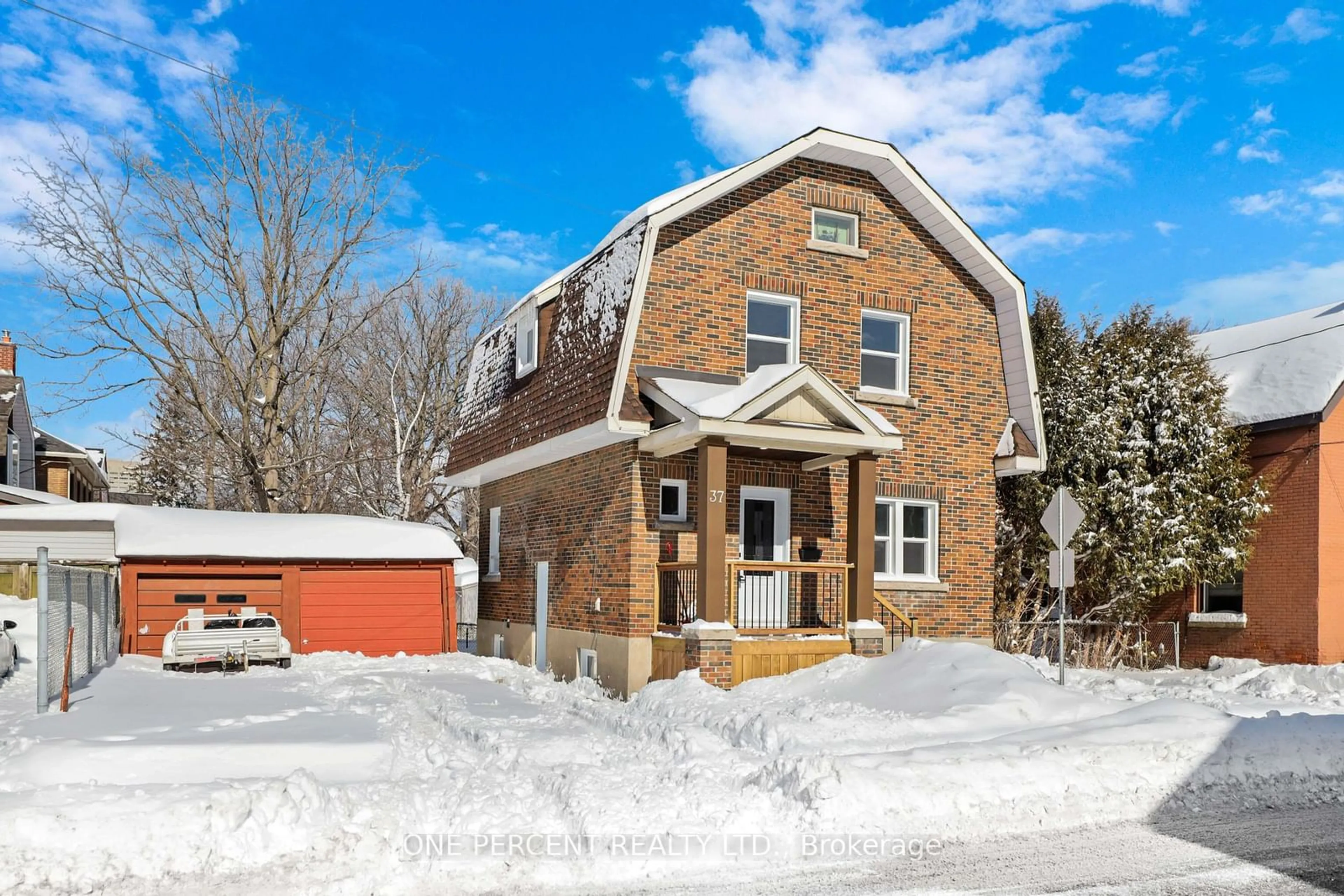 Home with brick exterior material, street for 37 Tyndall St, Tunneys Pasture and Ottawa West Ontario K1Y 3J6