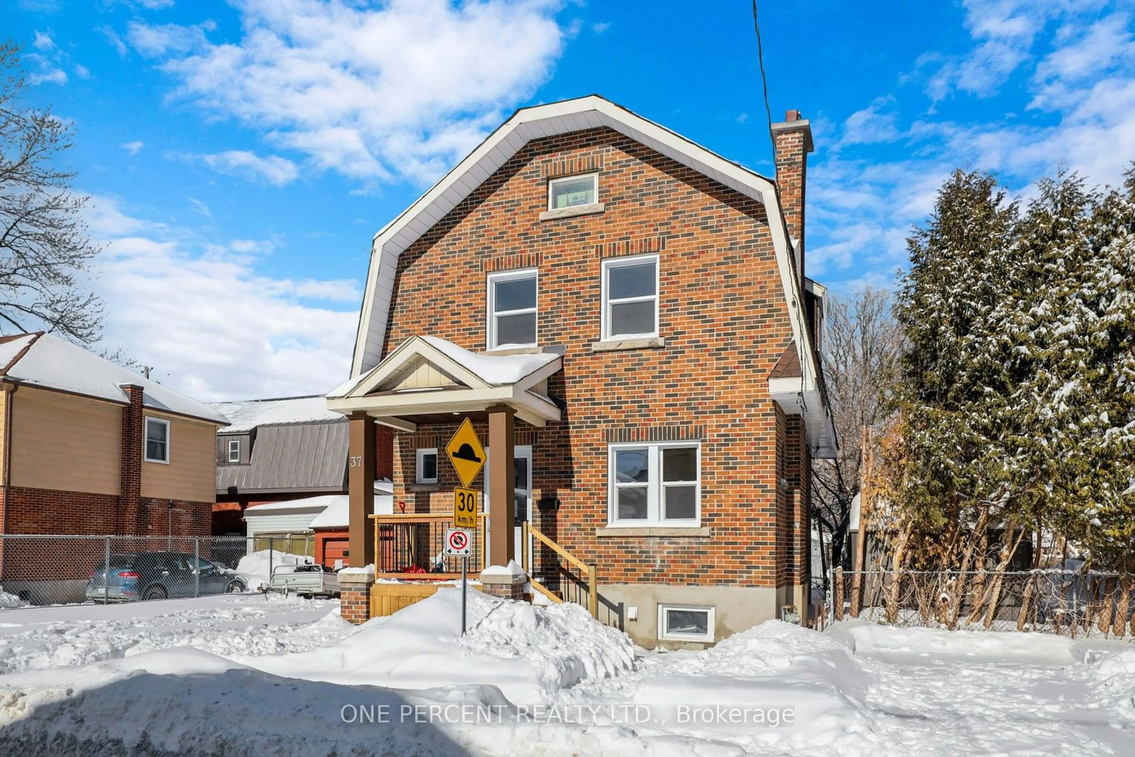 Home with brick exterior material, street for 37 Tyndall St, Tunneys Pasture and Ottawa West Ontario K1Y 3J6