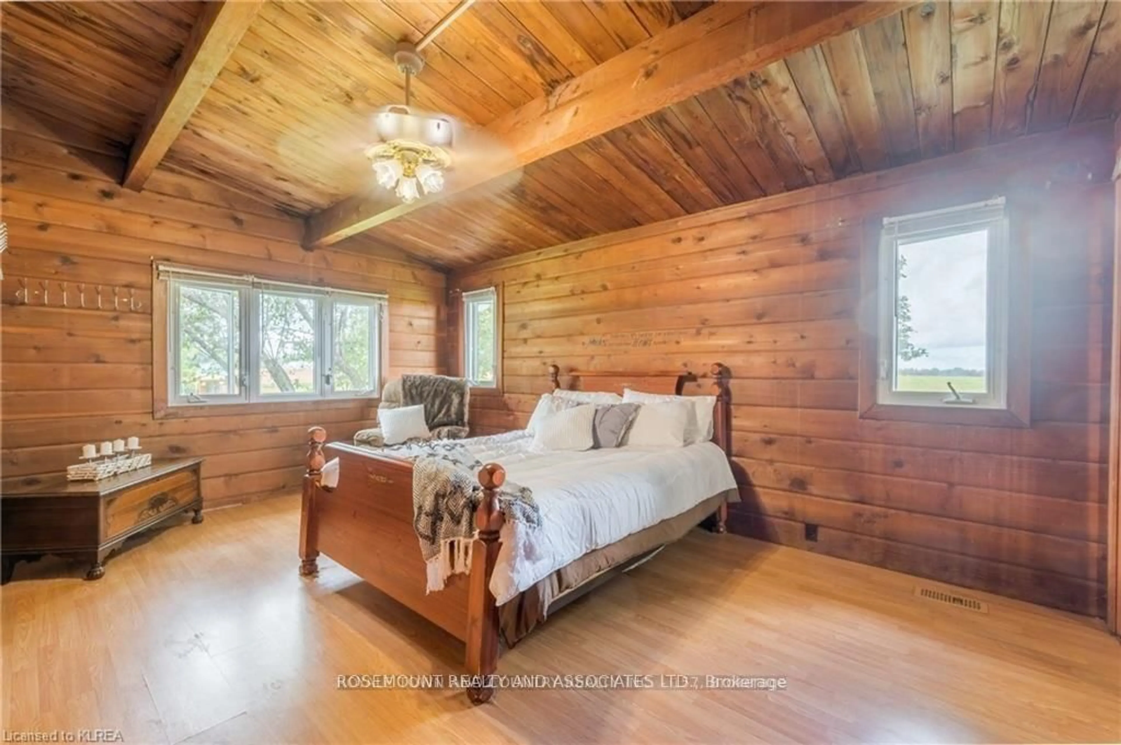 Bedroom with bed, wood/laminate floor for 1175 HIGHWAY 7 High, Kawartha Lakes Ontario K0M 2M0