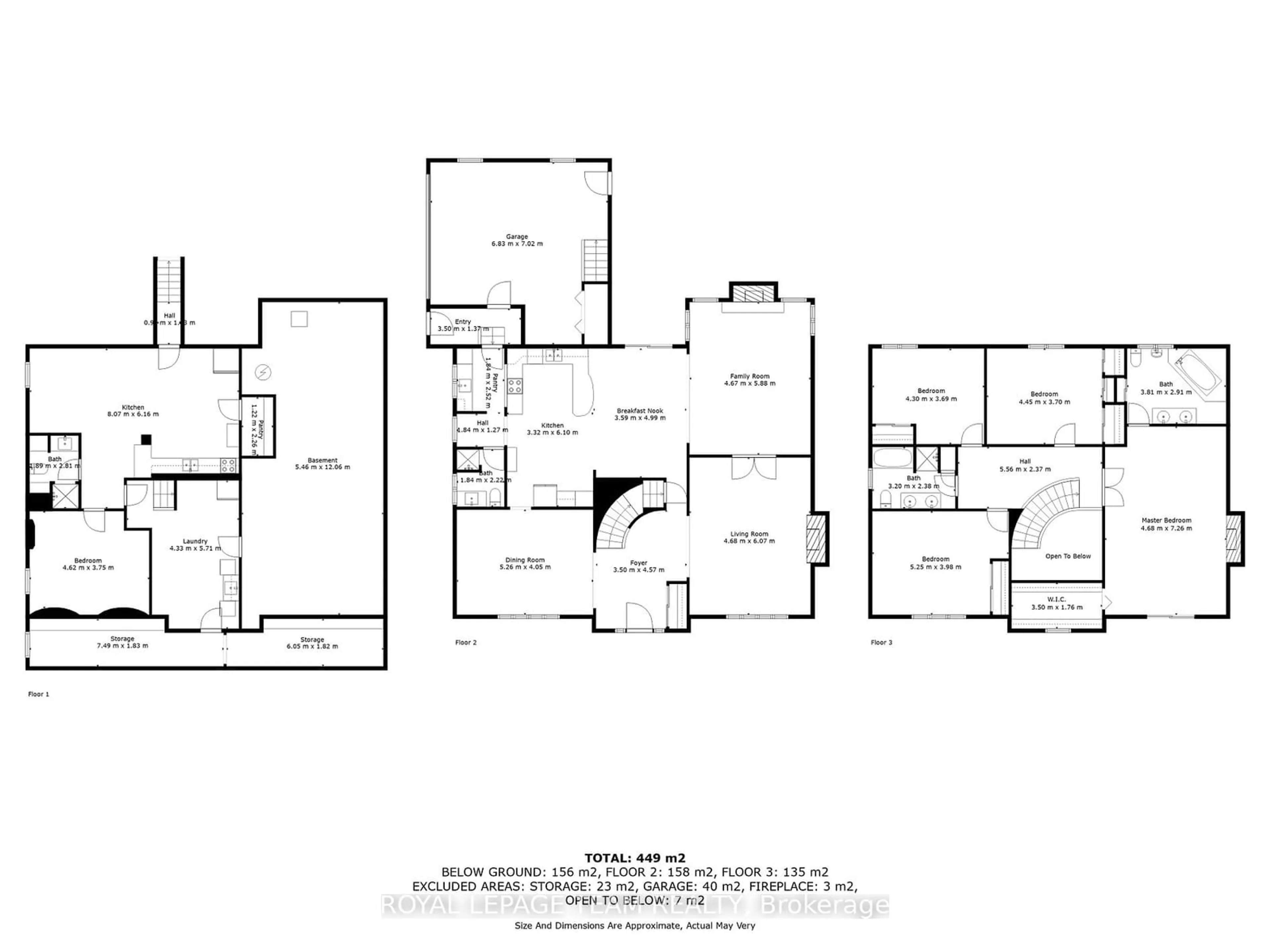 Floor plan for 44 Sycamore Dr, Bells Corners and South to Fallowfield Ontario K2H 8K3