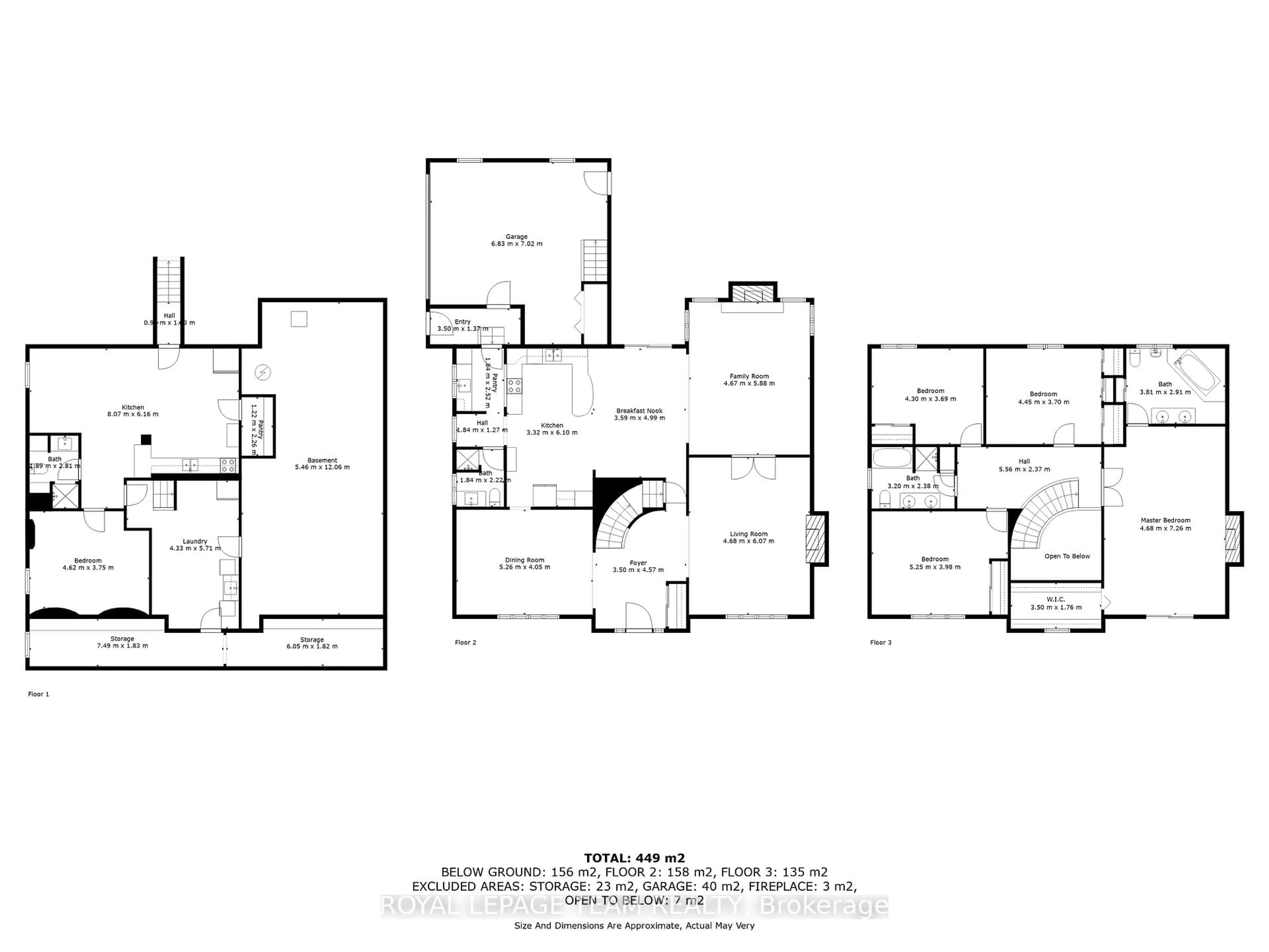 Floor plan for 44 Sycamore Dr, Ottawa Ontario K2H 8K3