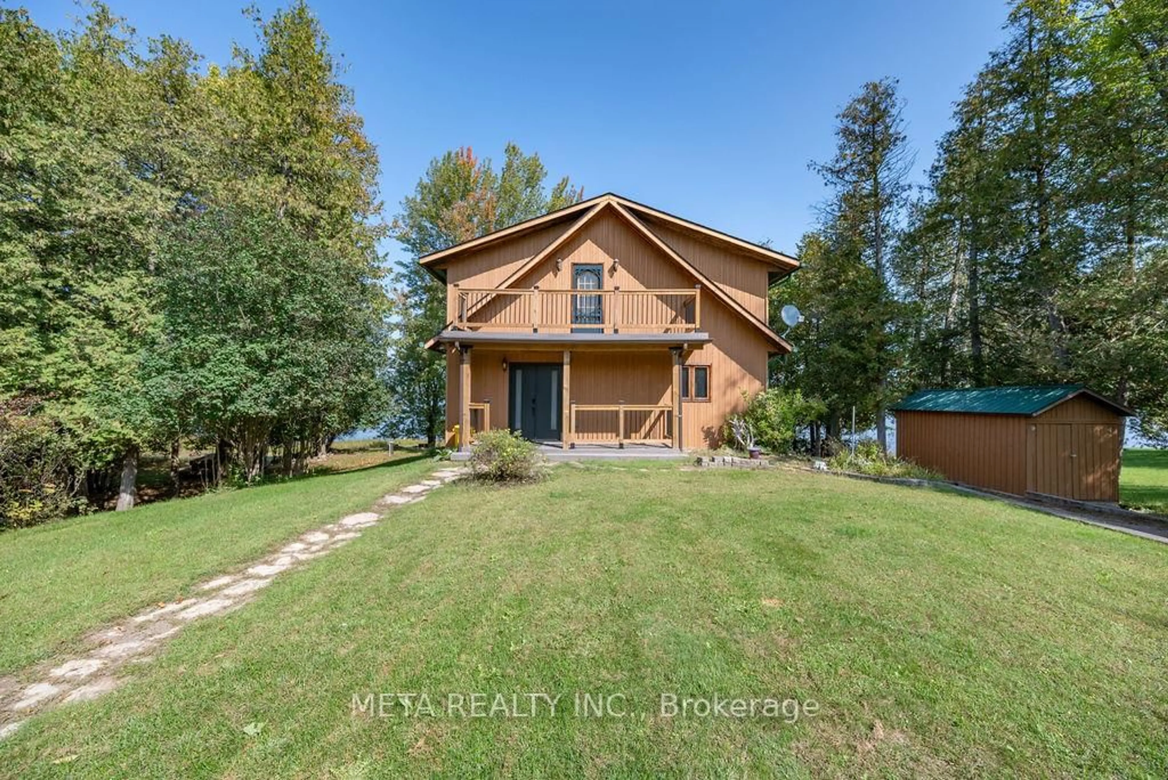 A pic from outside/outdoor area/front of a property/back of a property/a pic from drone, water/lake/river/ocean view for 800 Forest Park Rd, Laurentian Valley Ontario K8A 6W2