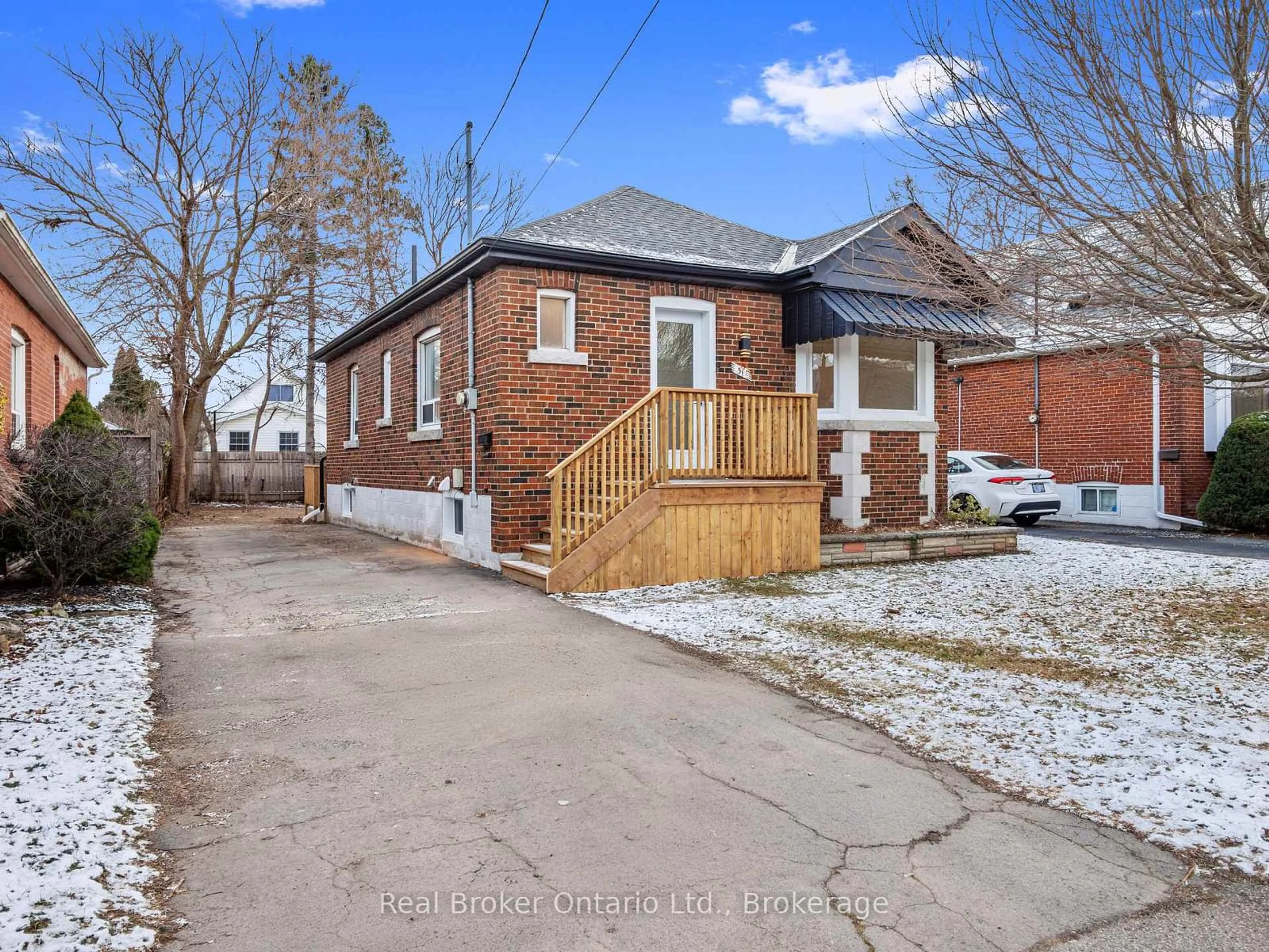 Home with brick exterior material, street for 51 Woodbridge Rd, Hamilton Ontario L8K 3C8