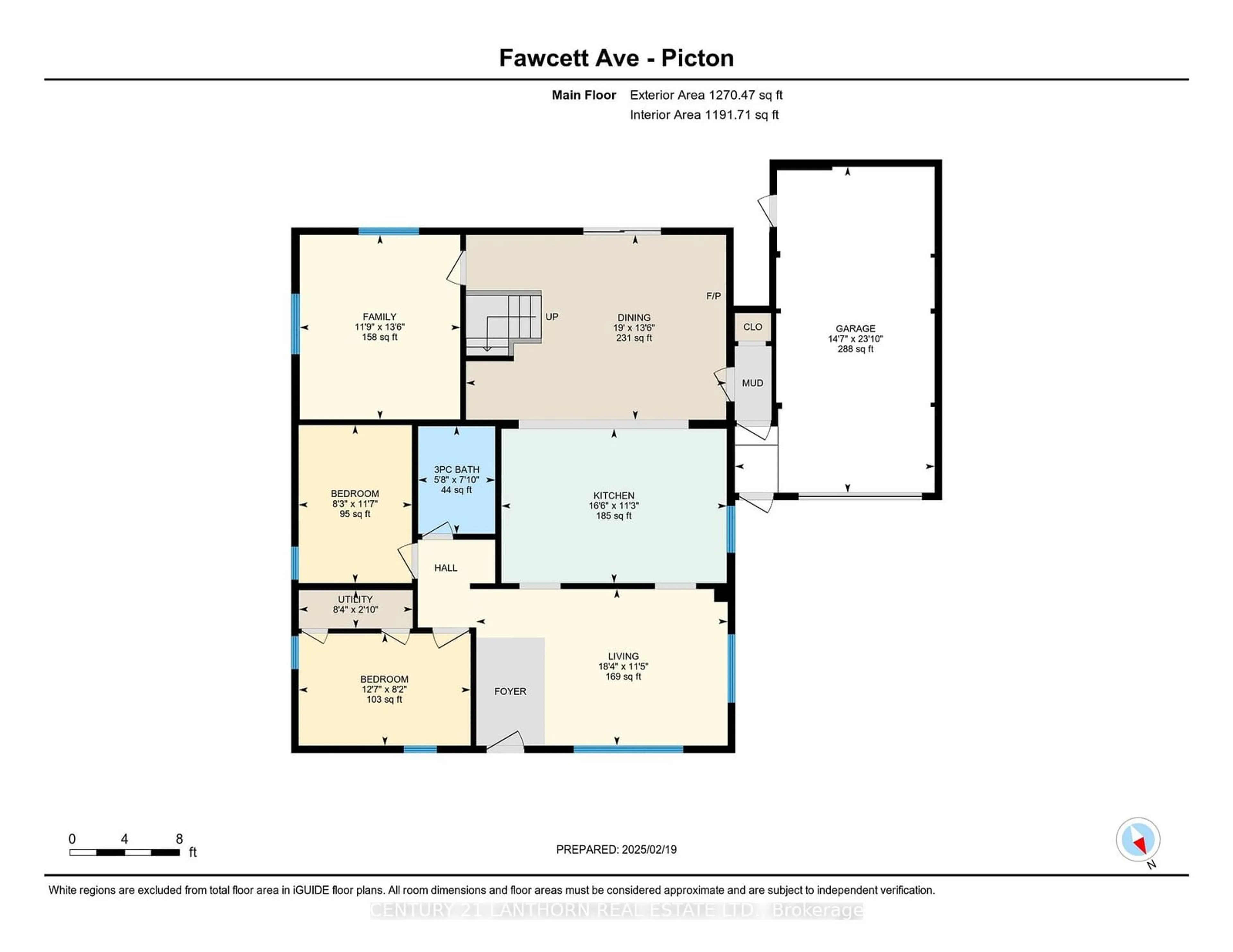 Floor plan for 39 Fawcett Ave, Prince Edward County Ontario K0K 2T0