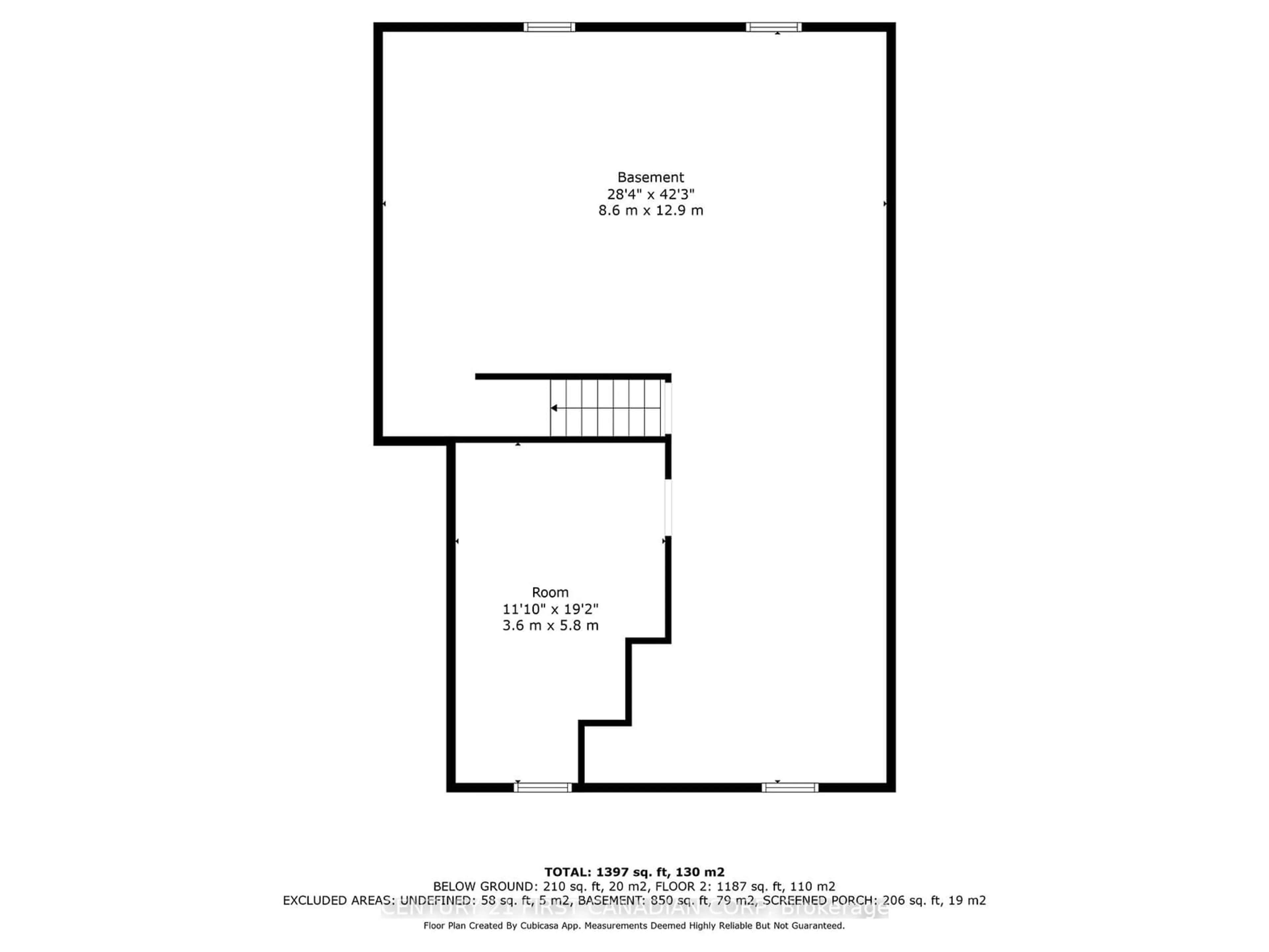 Floor plan for 6 Henry St, Chatham-Kent Ontario N0P 2C0