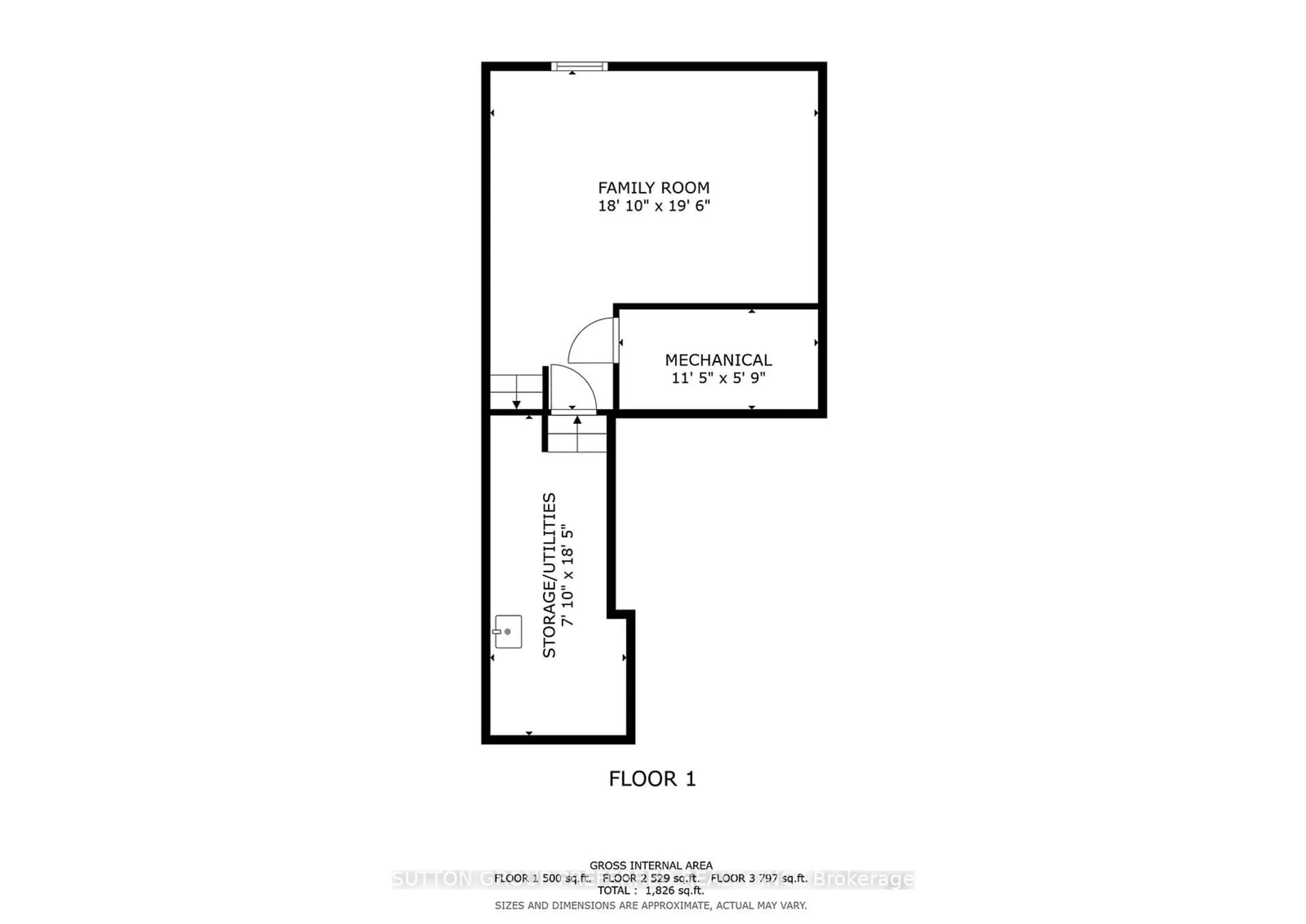 Floor plan for 1061 Eagletrace Dr #137, London Ontario N6G 0T3