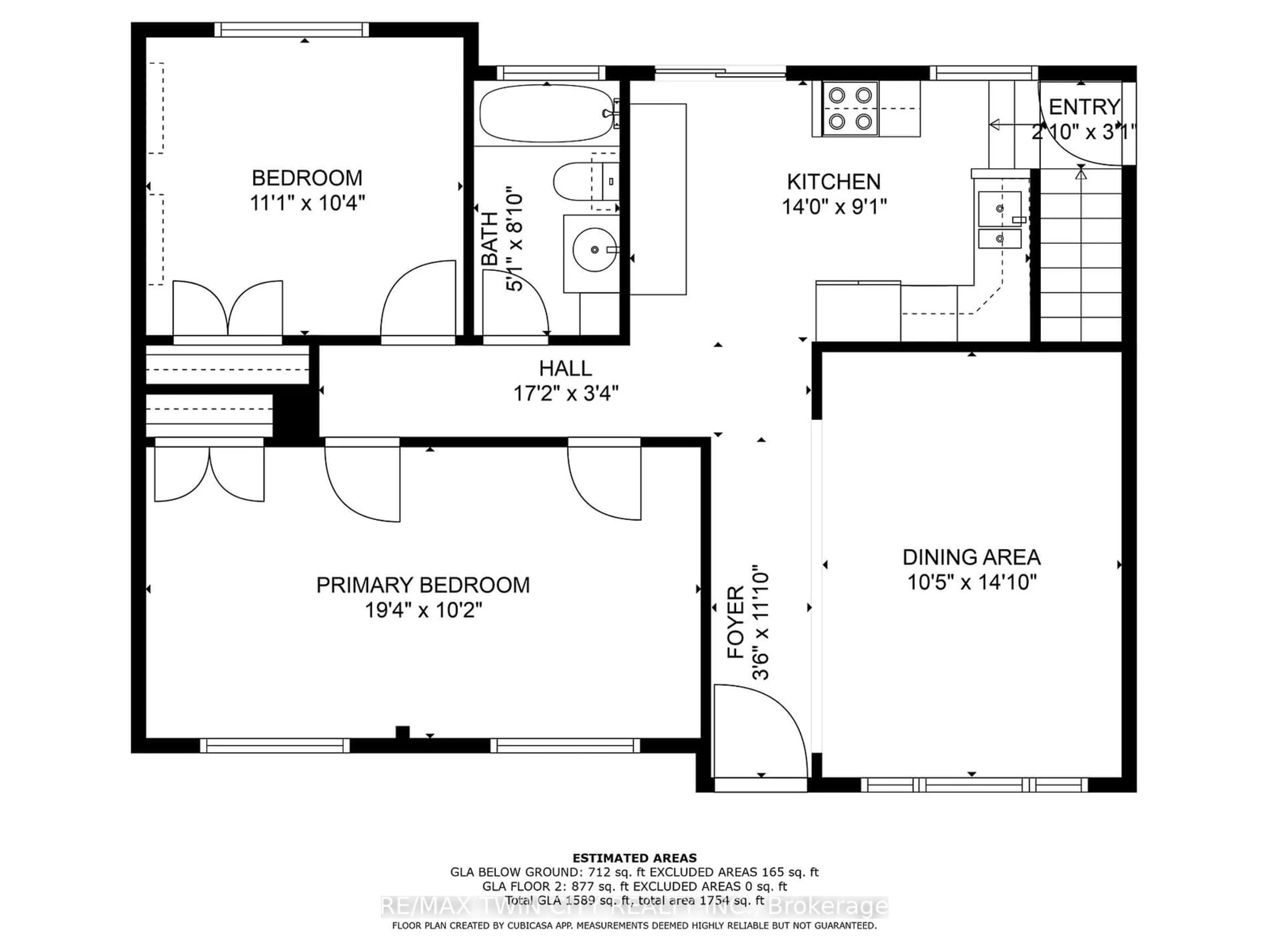 Floor plan for 32 Woolley St, Cambridge Ontario N1R 5J8