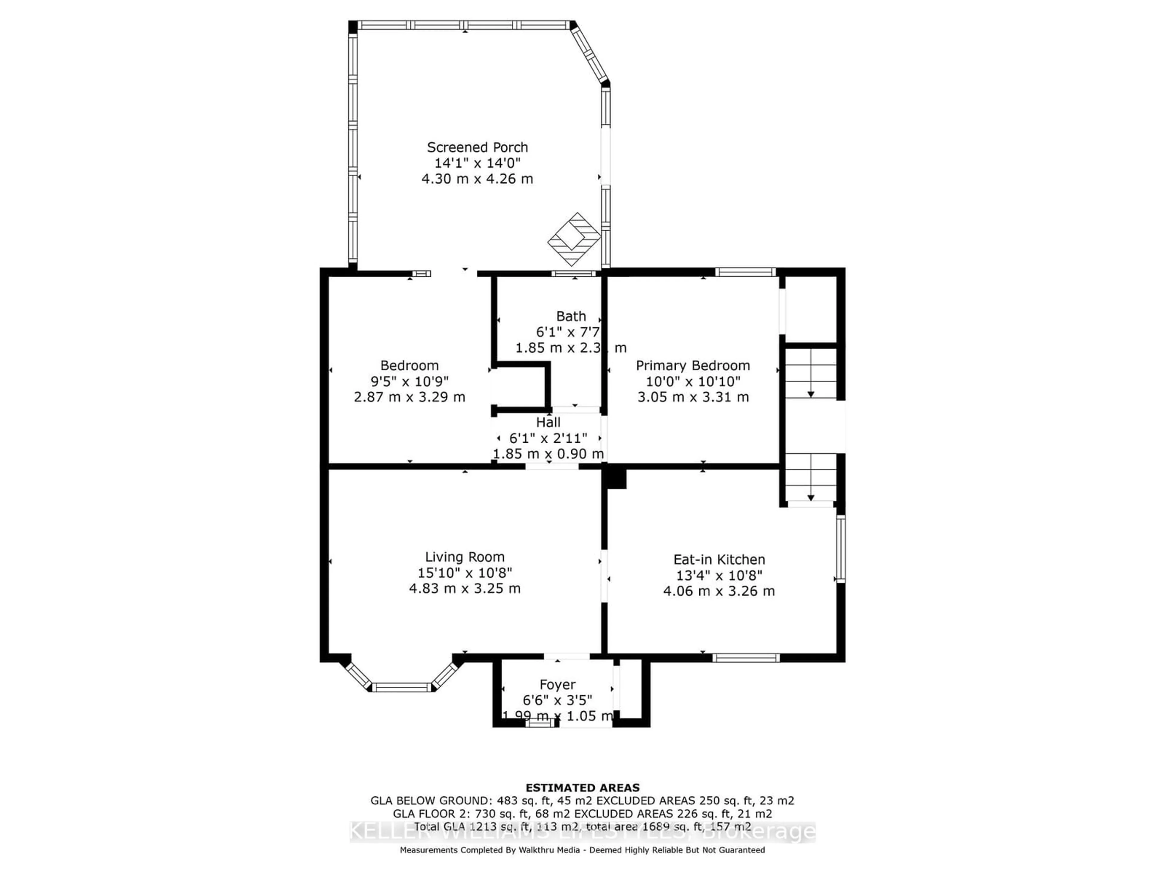 Floor plan for 85 Stevenson Ave, London Ontario N5W 1Y6