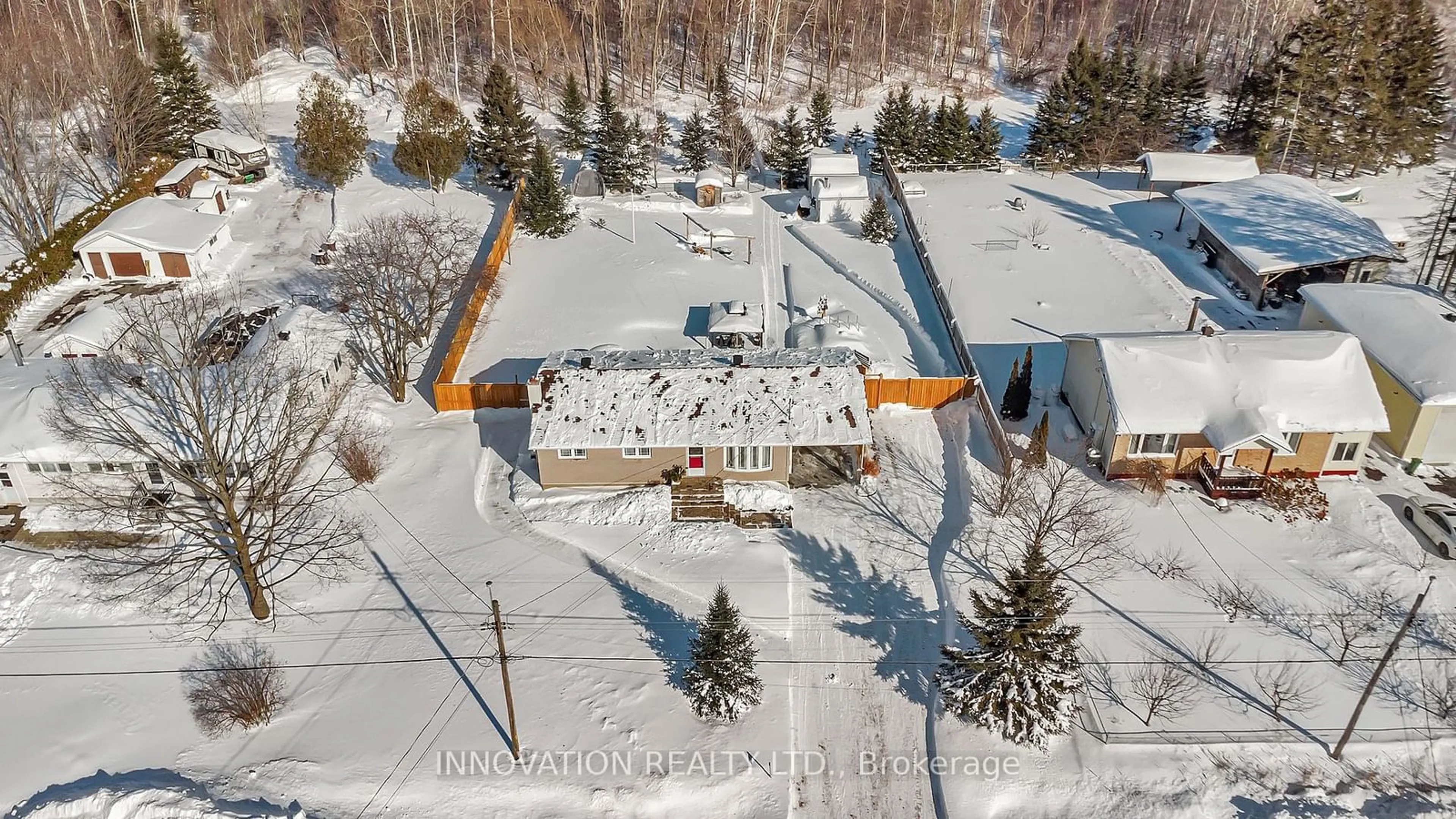 A pic from outside/outdoor area/front of a property/back of a property/a pic from drone, street for 4651 Anderson Rd, Carlsbad Springs Ontario K0A 1K0