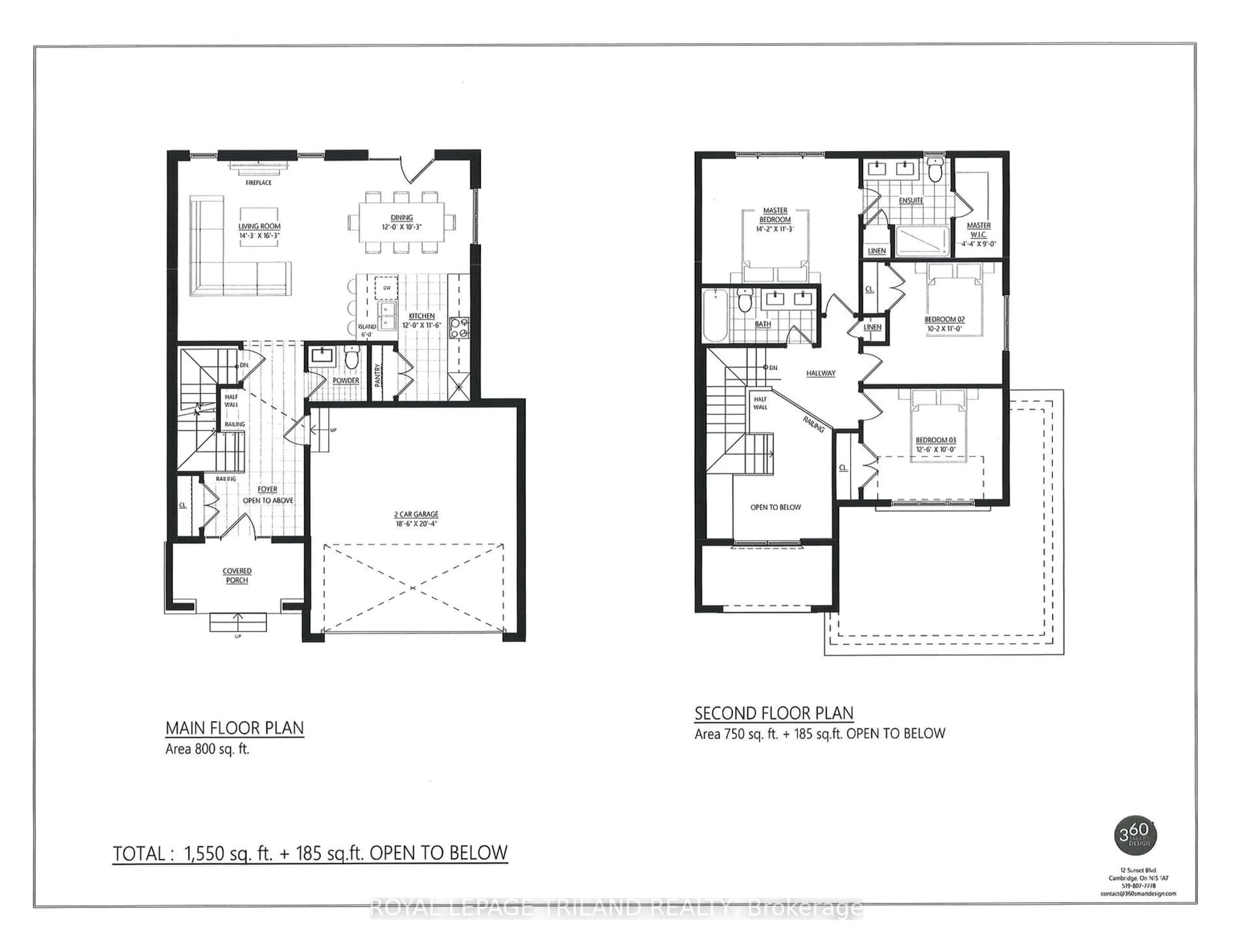 Floor plan for 3841 BIG LEAF Tr, London Ontario N6P 0A3