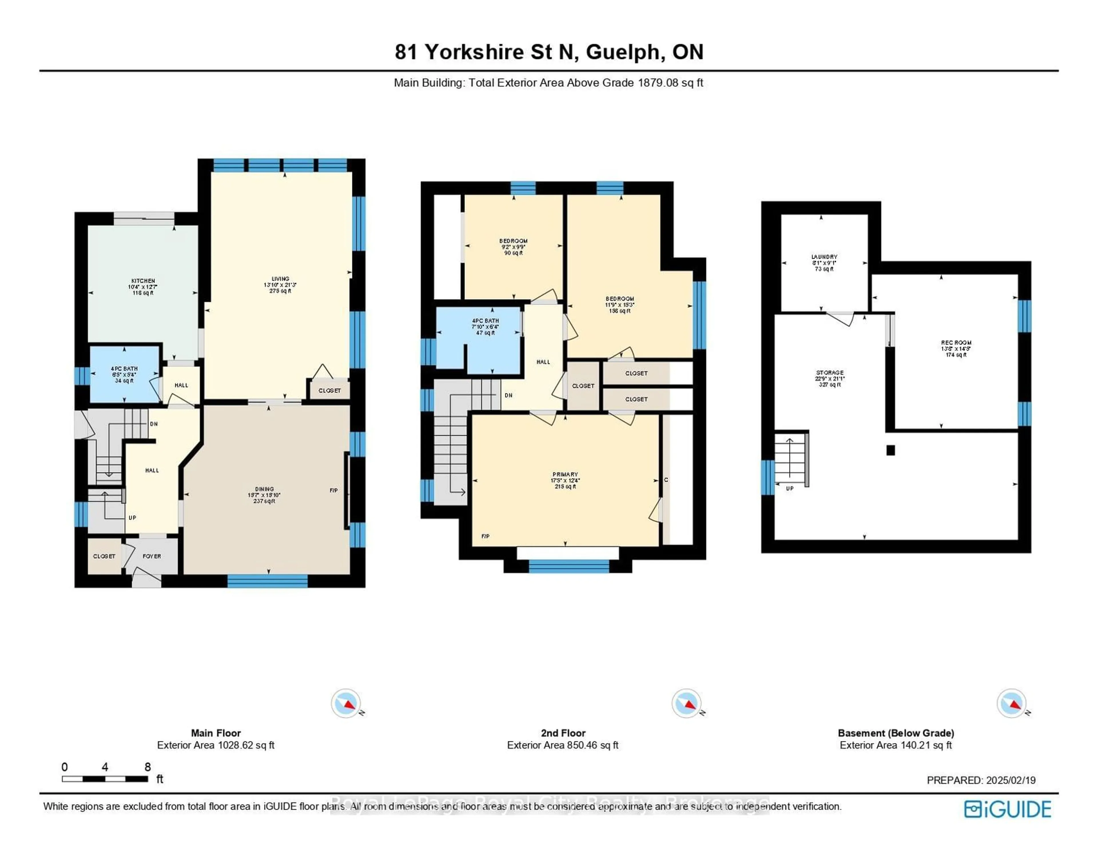 Floor plan for 81 Yorkshire St, Guelph Ontario N1H 5B3