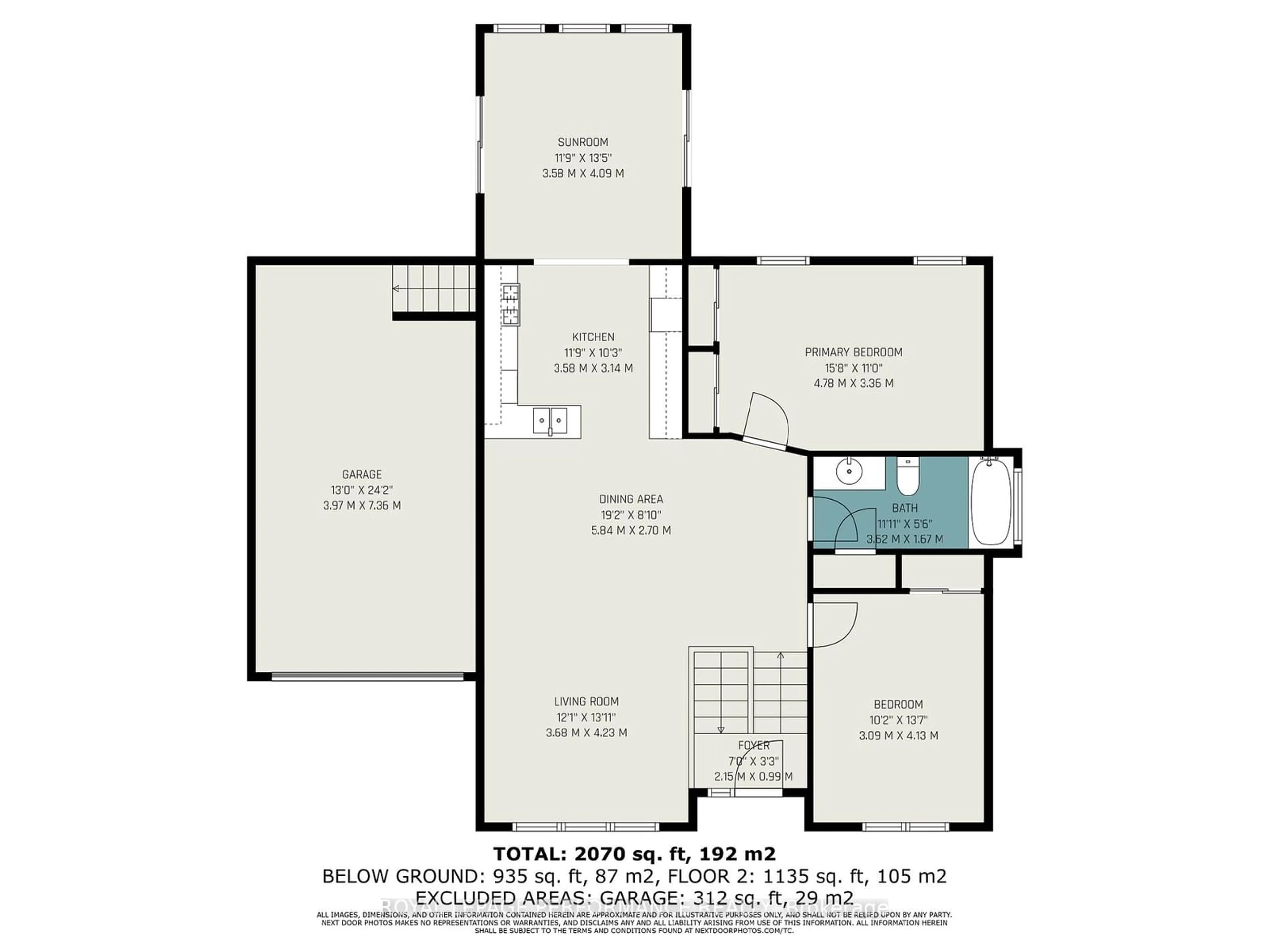 Floor plan for 18 Cloutier Dr, Russell Ontario K0A 1W0