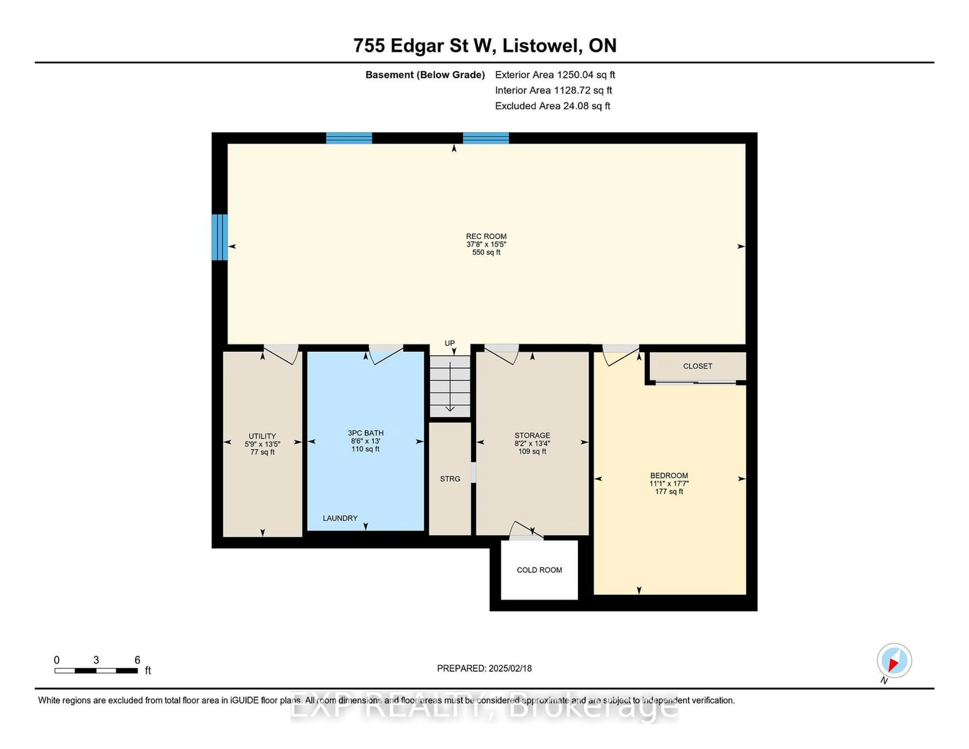 Floor plan for 755 Edgar St, North Perth Ontario N4W 3T8